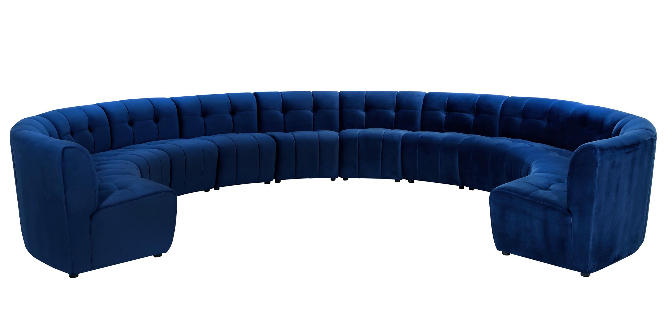 

        
Meridian Furniture LIMITLESS 645Navy-12PC Modular Sectional Sofa Navy Velvet 753359807911
