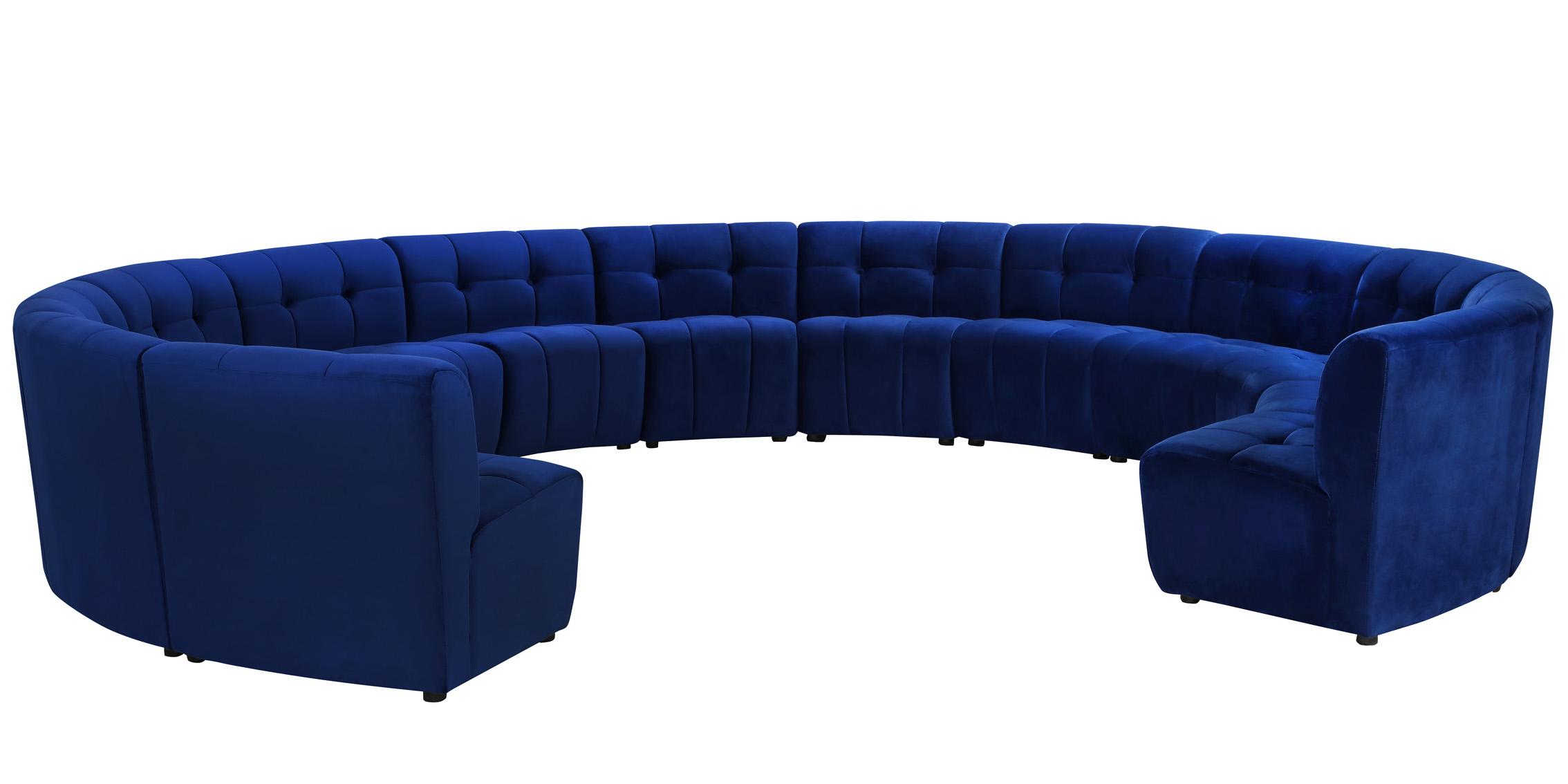

    
645Navy-13PC Meridian Furniture Modular Sectional Sofa
