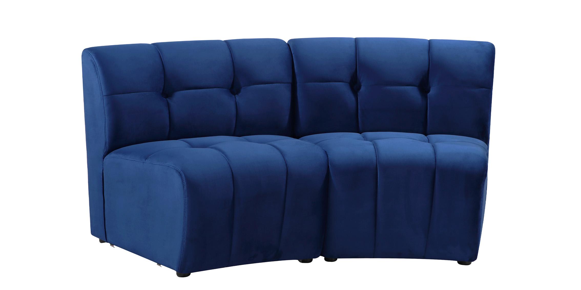 

        
Meridian Furniture LIMITLESS 645Navy-2PC Modular Sectional Sofa Navy Velvet 753359807812
