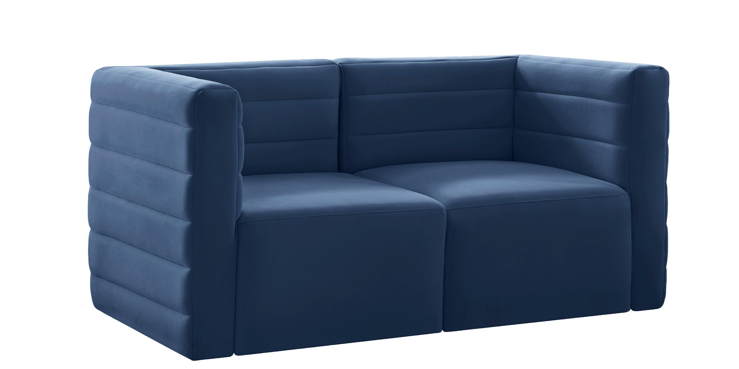 

    
Navy Velvet Modular Comfort Sofa Quincy 677Navy-S63 Meridian Contemporary
