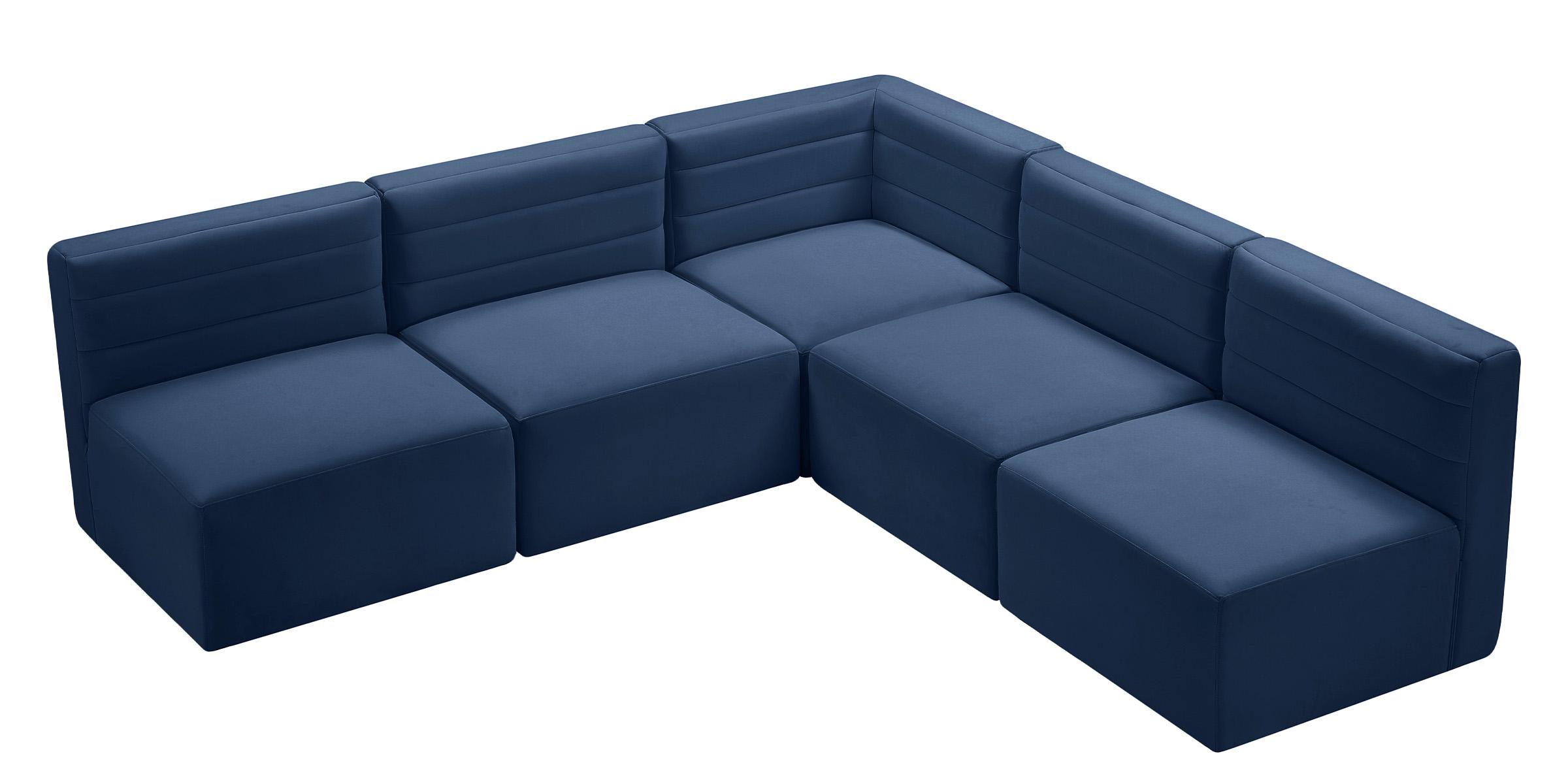 

    
Meridian Furniture Quincy 677Navy-Sec5B Modular Sectional Sofa Navy 677Navy-Sec5B
