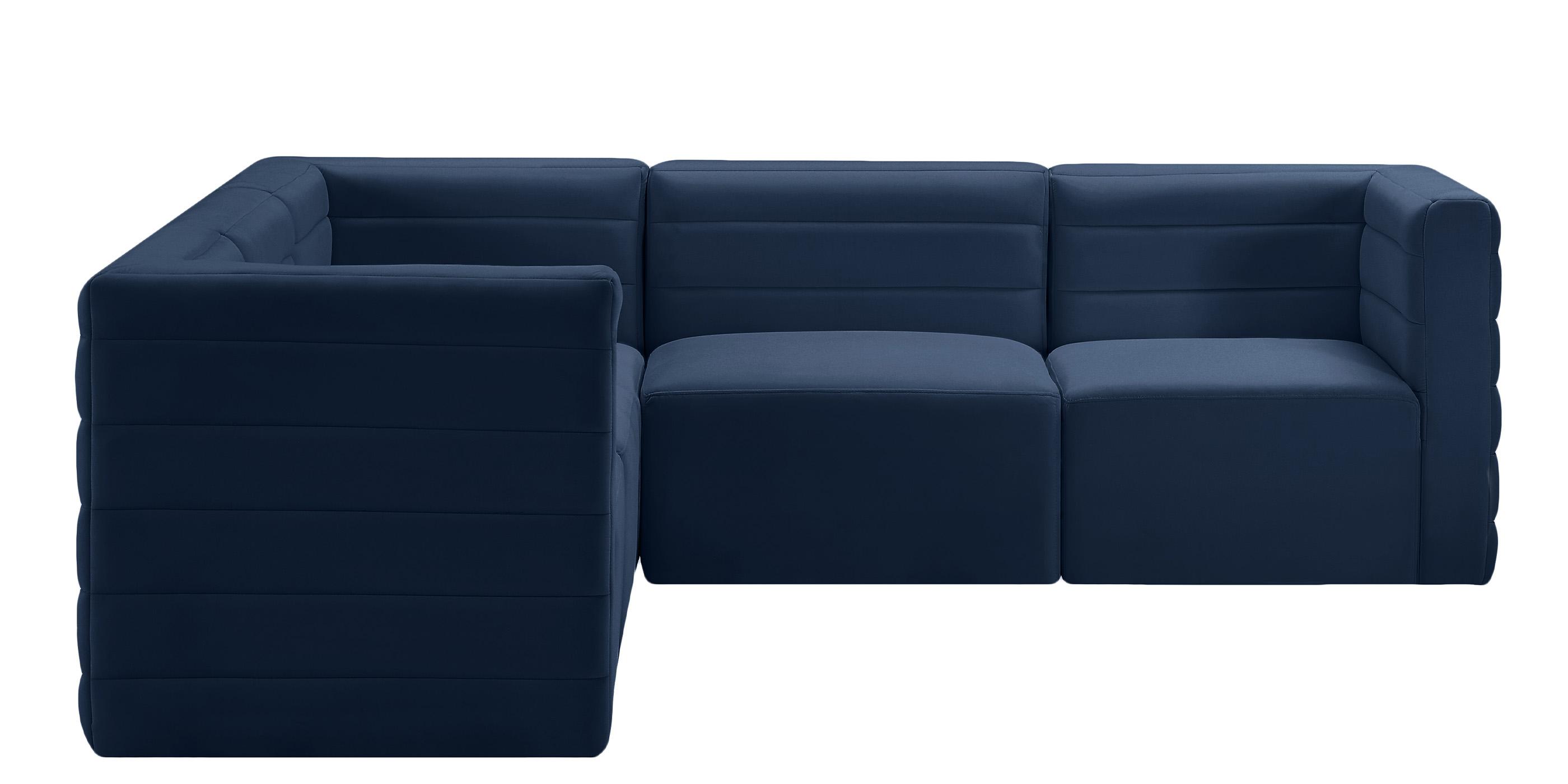 

        
Meridian Furniture Quincy 677Navy-Sec5C Modular Sectional Sofa Navy Velvet 94308261904

