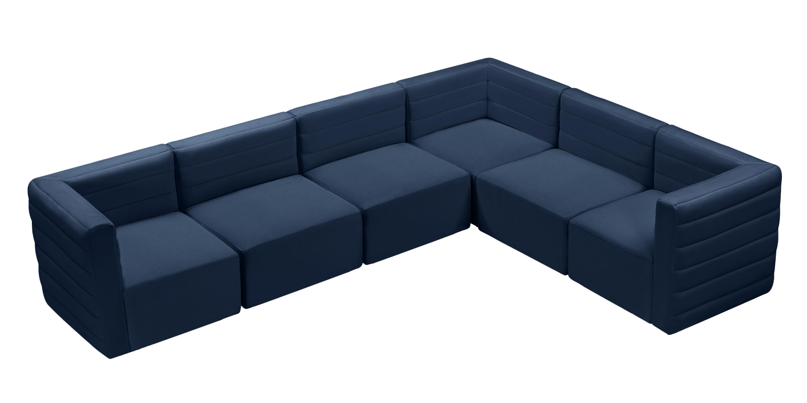 

        
Meridian Furniture Quincy 677Navy-Sec6A Modular Sectional Sofa Navy Velvet 94308261911
