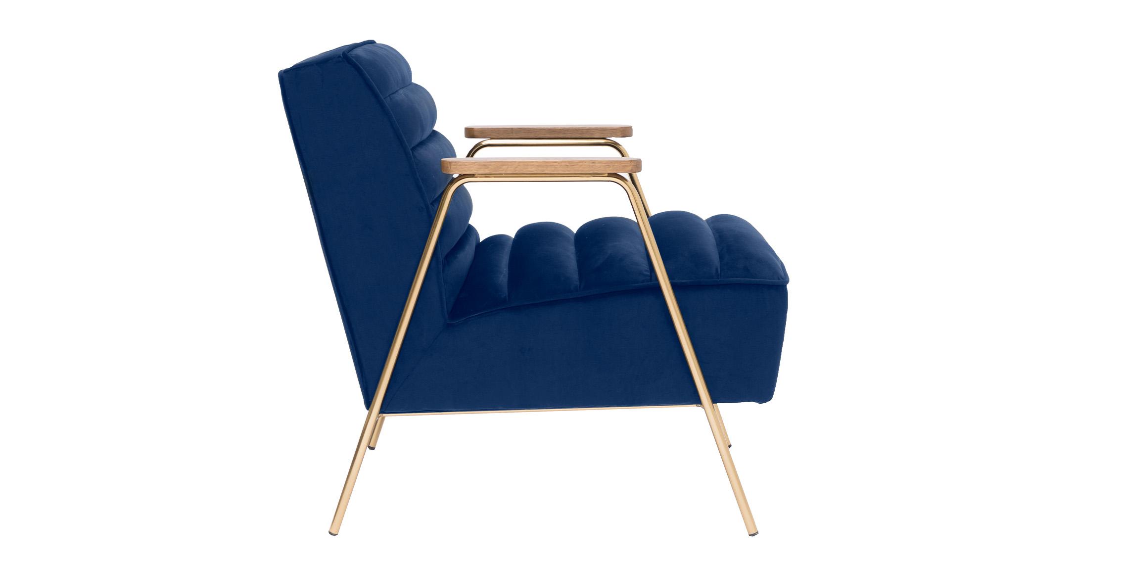 

    
Meridian Furniture WOODFORD 521Navy Accent Chair Navy/Gold 521Navy
