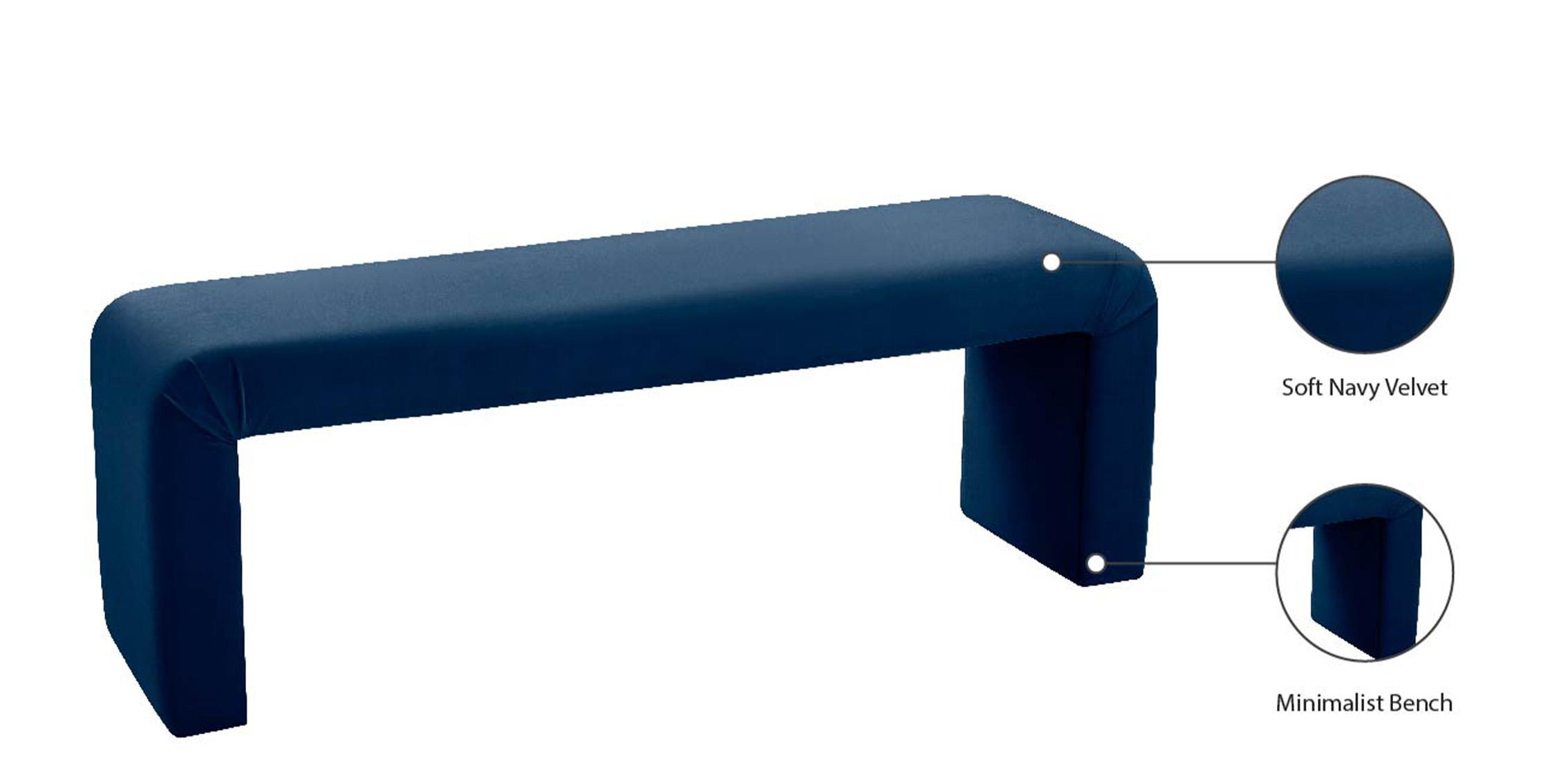 

    
174Navy Meridian Furniture Benches
