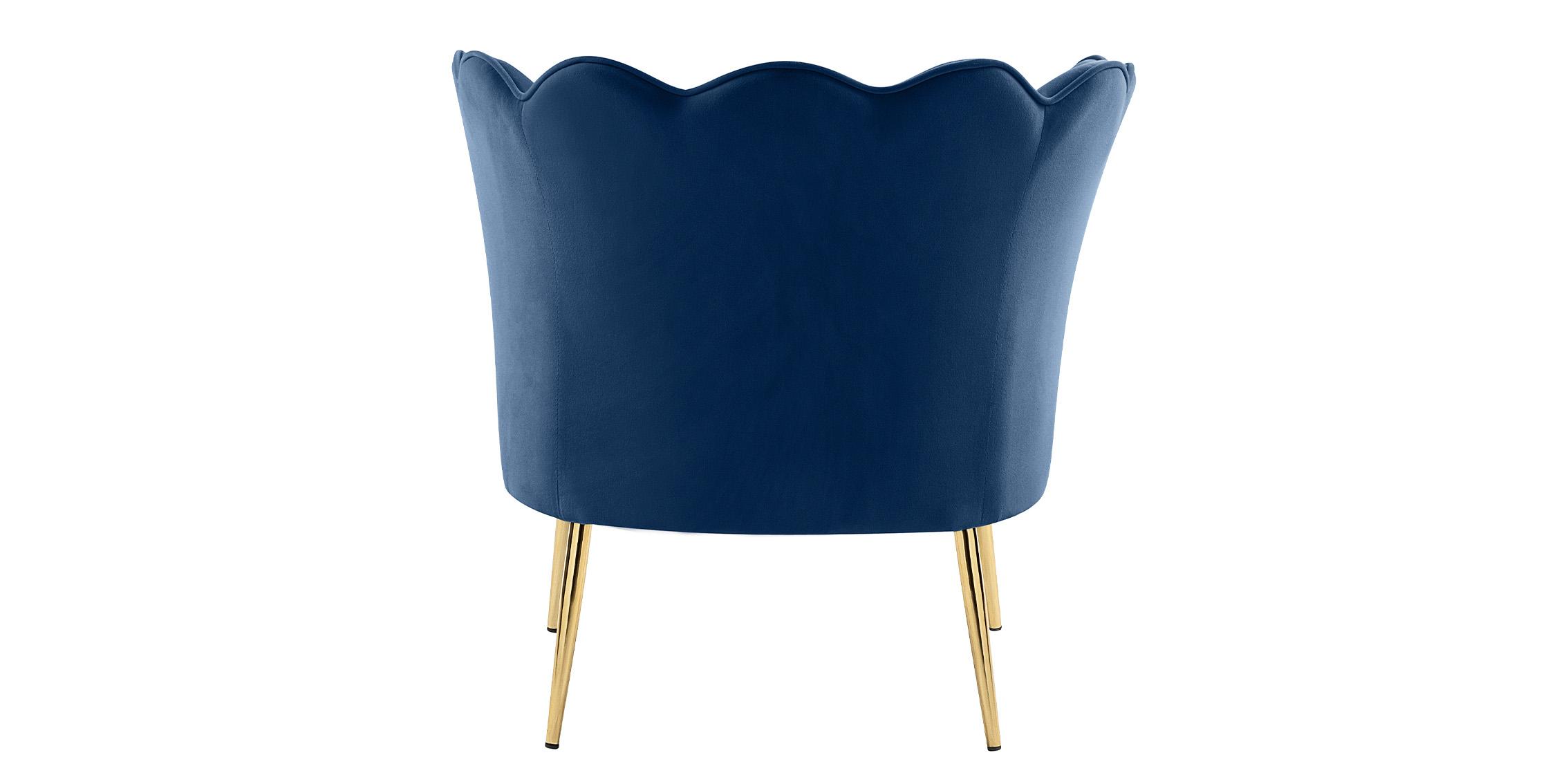 

        
Meridian Furniture JESTER 516Navy Accent Chair Navy/Gold Velvet 753359805108
