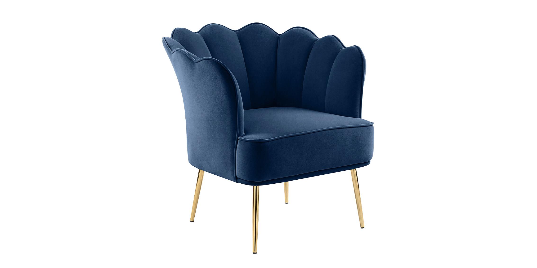 

        
Meridian Furniture JESTER 516Navy Accent Chair Set Navy/Gold Velvet 753359805108
