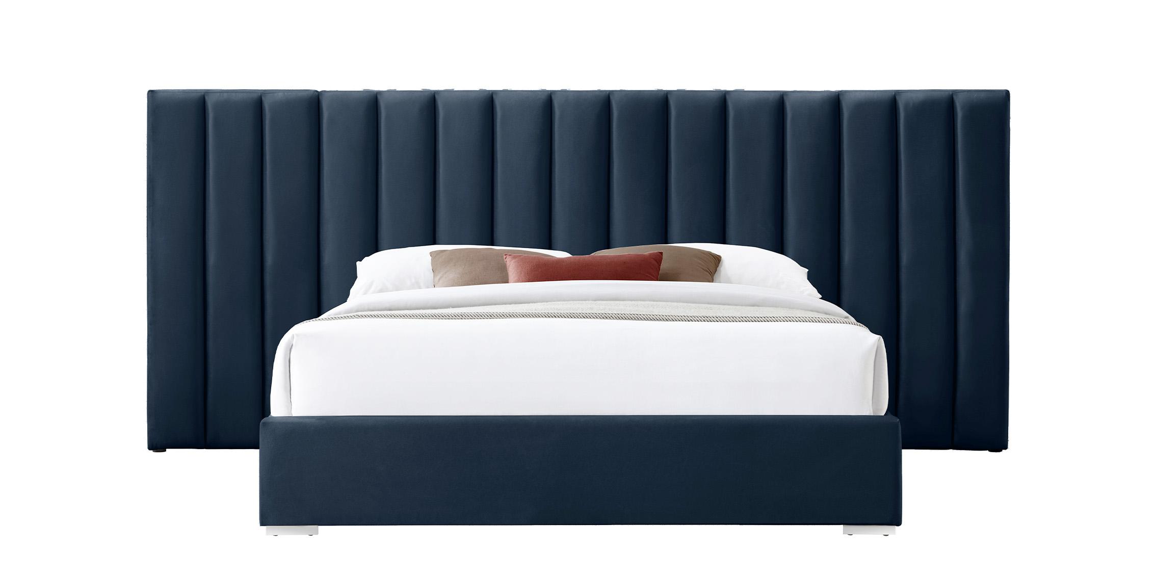 

        
Meridian Furniture PABLO PabloNavy-K Platform Bed Navy Fabric 094308251868
