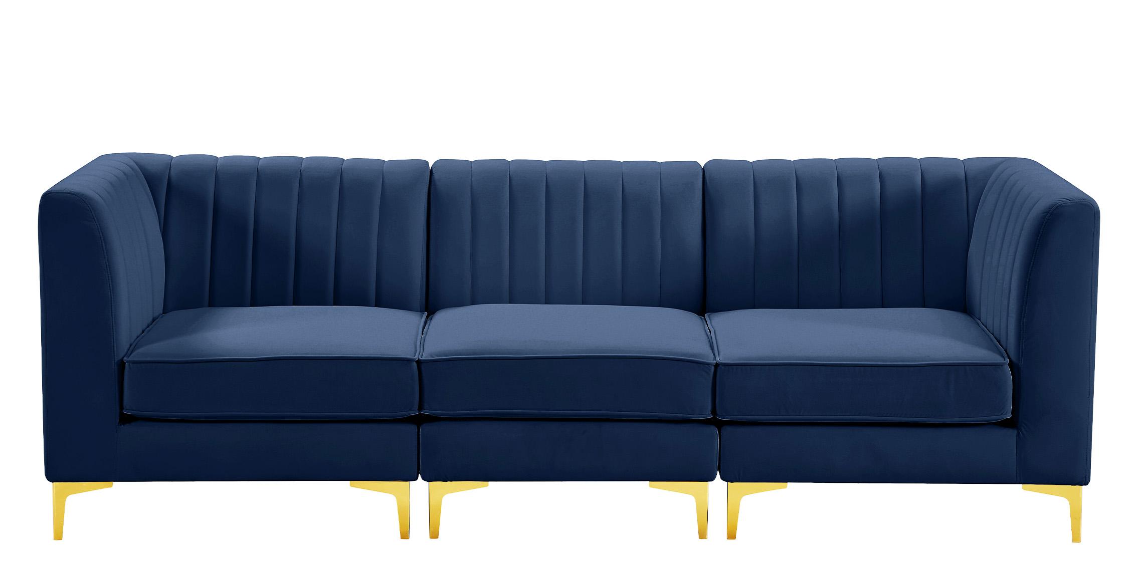 

    
Meridian Furniture ALINA 604Navy-S93 Modular Sectional Sofa Navy 604Navy-S93
