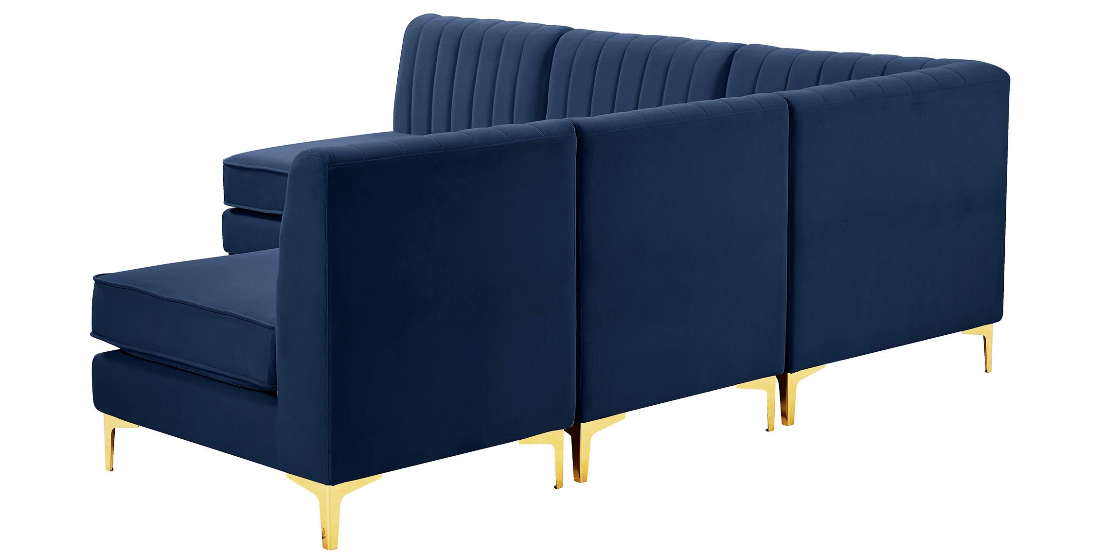 

    
604Navy-Sec5A Meridian Furniture Modular Sectional Sofa
