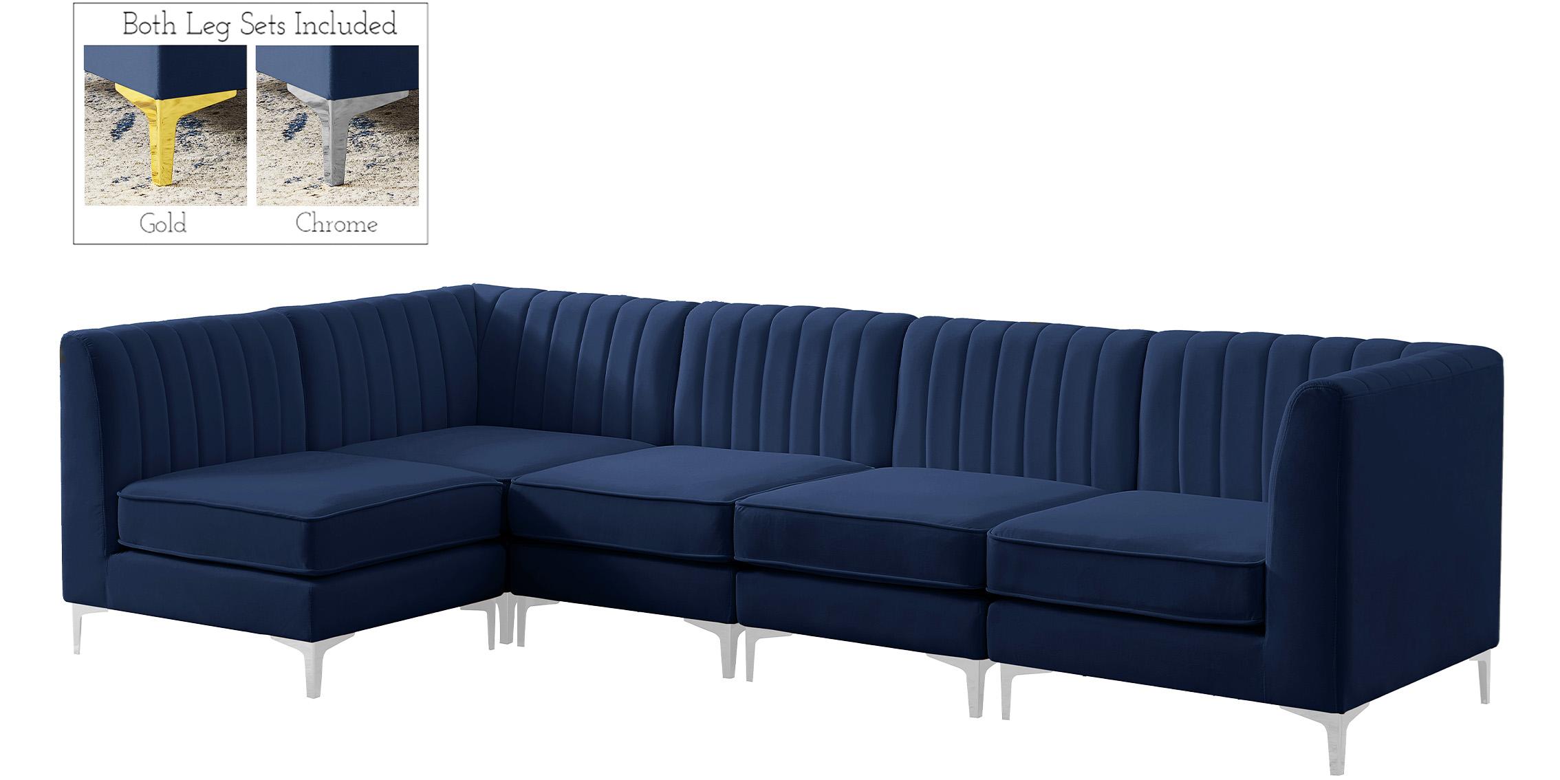 

    
Meridian Furniture ALINA 604Navy-Sec5B Modular Sectional Sofa Navy 604Navy-Sec5B
