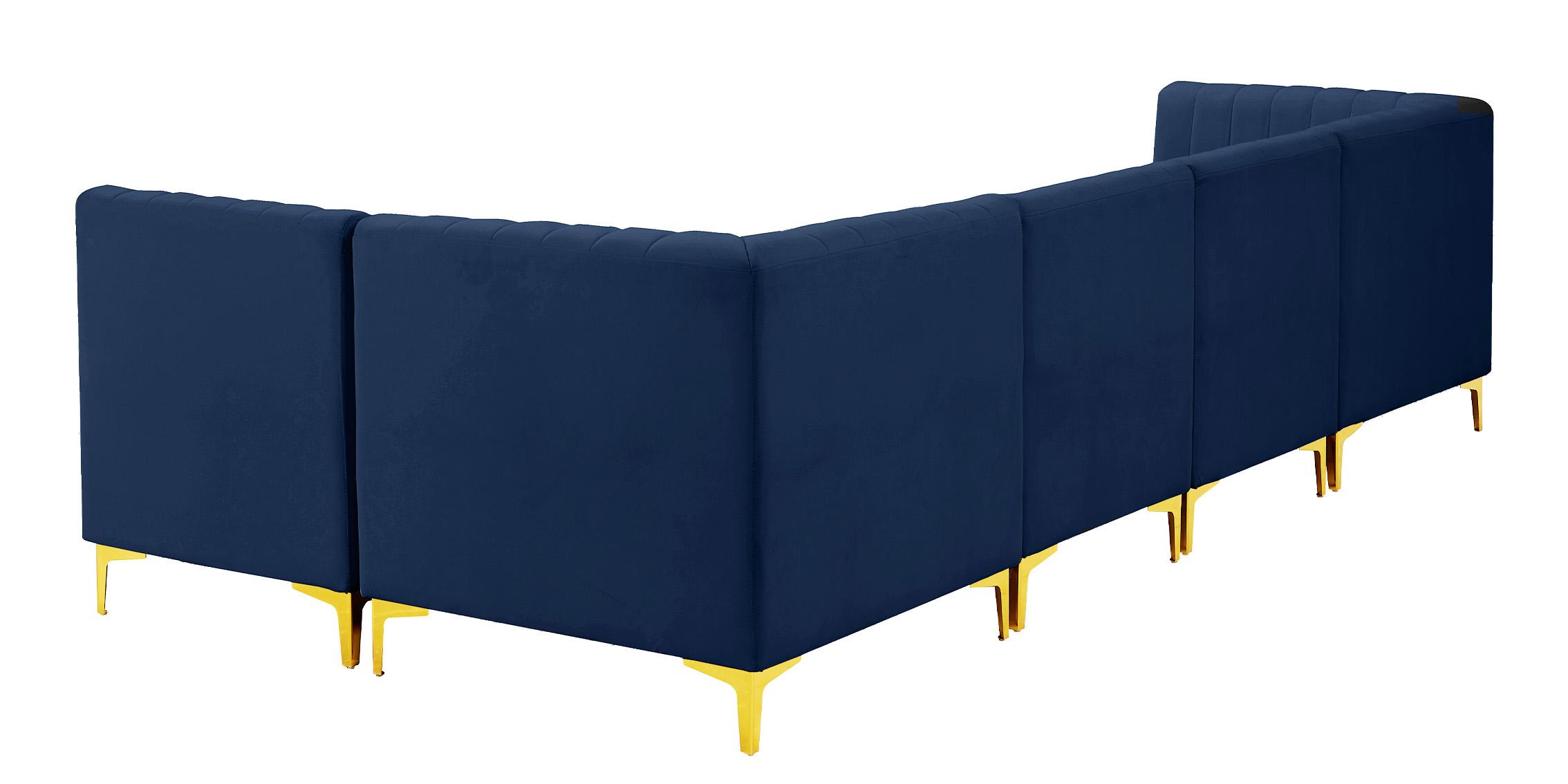 

    
604Navy-Sec5B Meridian Furniture Modular Sectional Sofa
