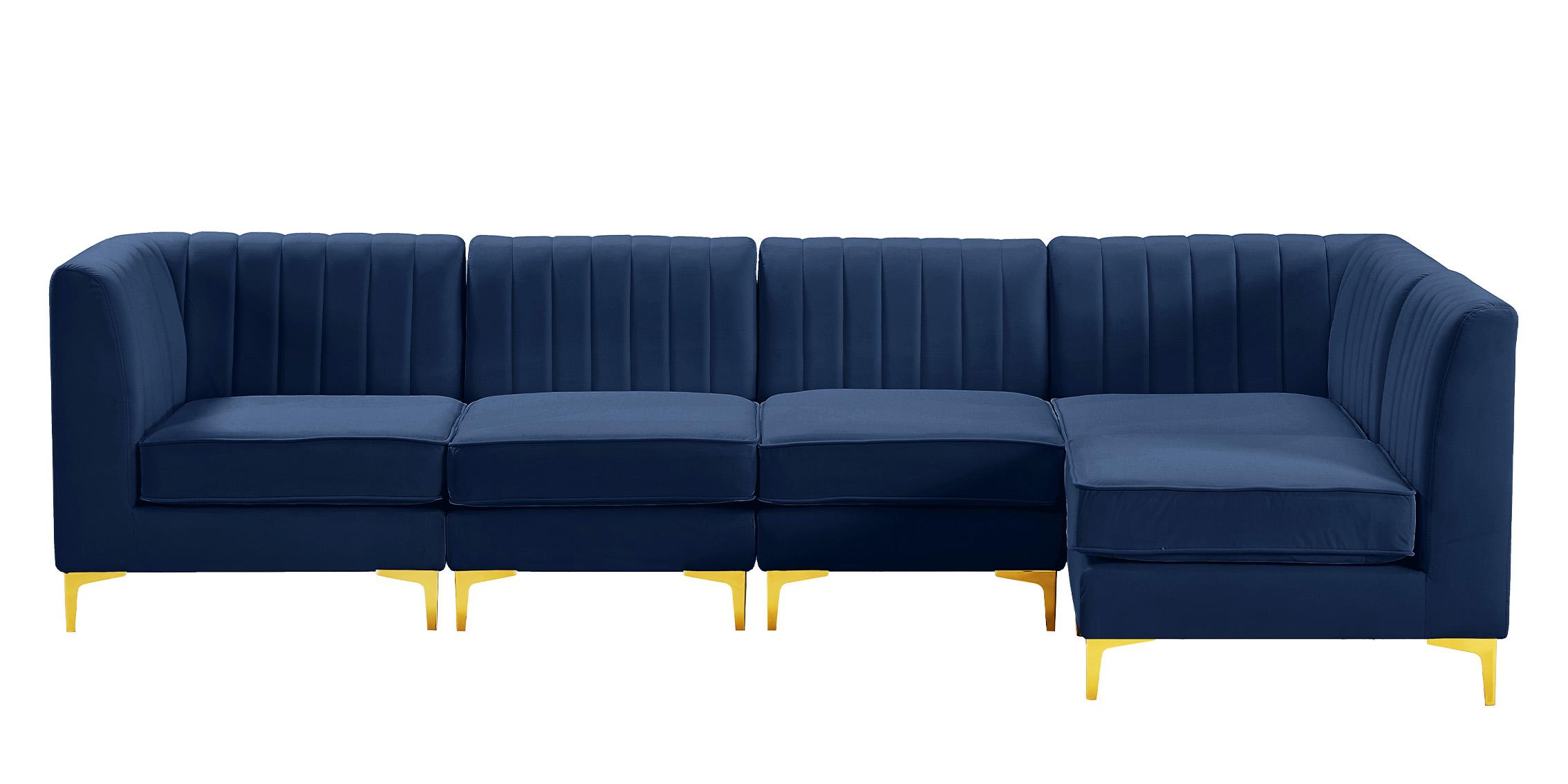 

        
Meridian Furniture ALINA 604Navy-Sec5B Modular Sectional Sofa Navy Velvet 94308258973
