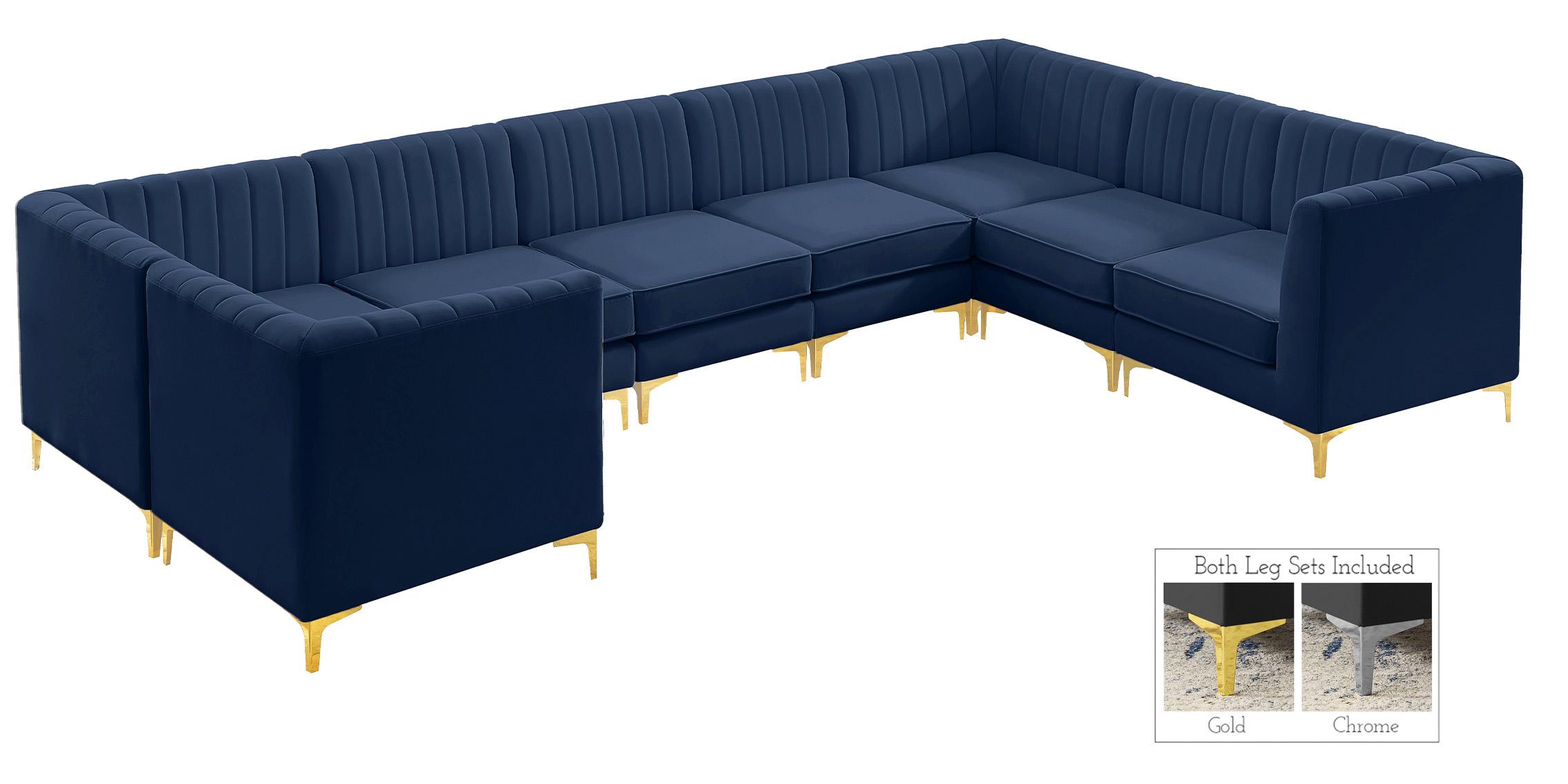 

    
Meridian Furniture ALINA 604Navy-Sec8C Modular Sectional Sofa Navy 604Navy-Sec8C
