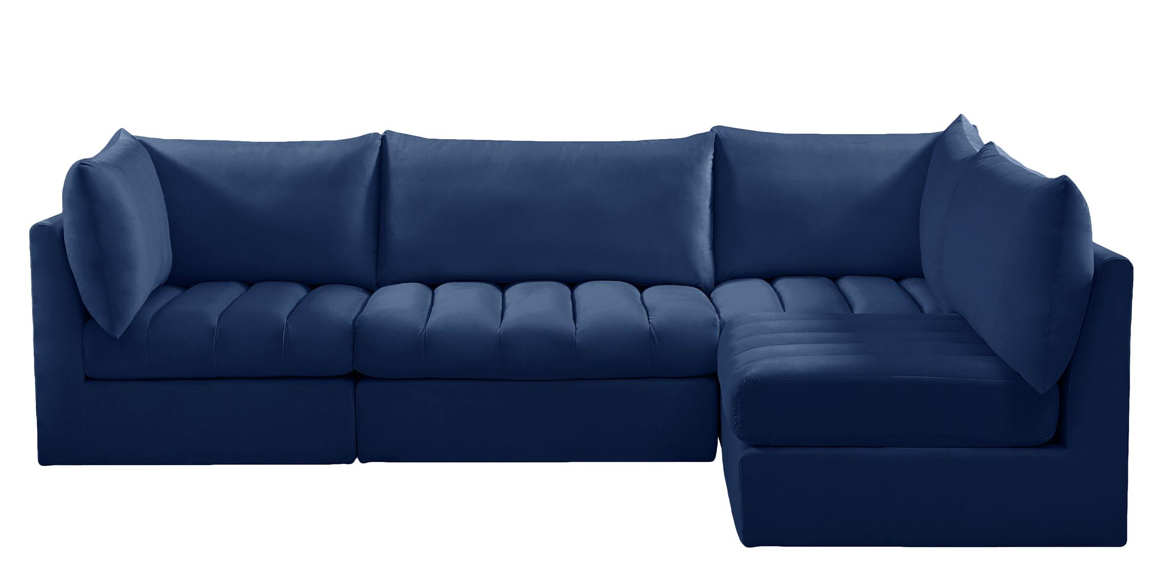 

        
Meridian Furniture JACOB 649Navy-Sec4A Modular Sectional Sofa Navy Velvet 94308259703
