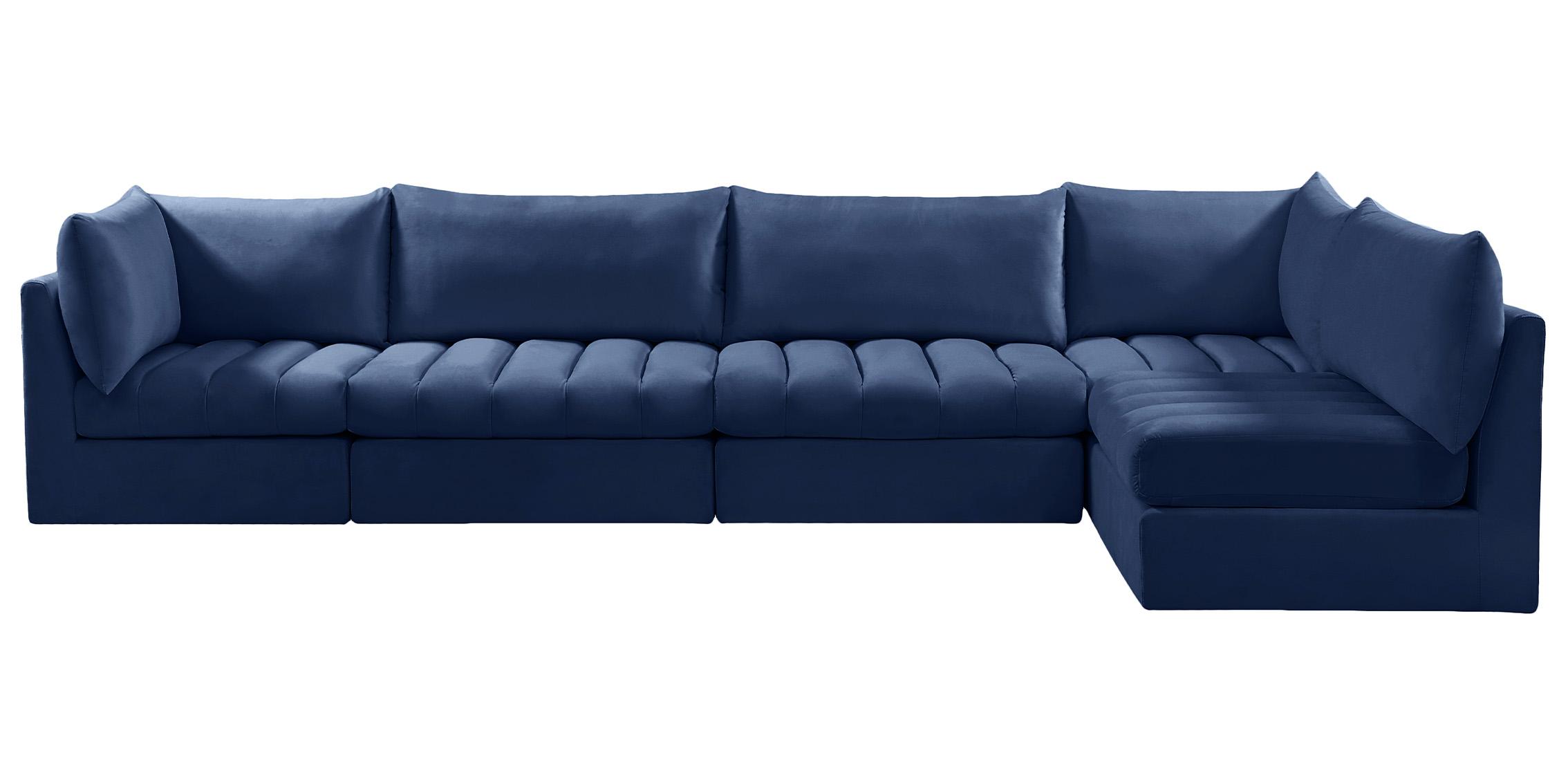 

        
Meridian Furniture JACOB 649Navy-Sec5A Modular Sectional Sofa Navy Velvet 94308259710
