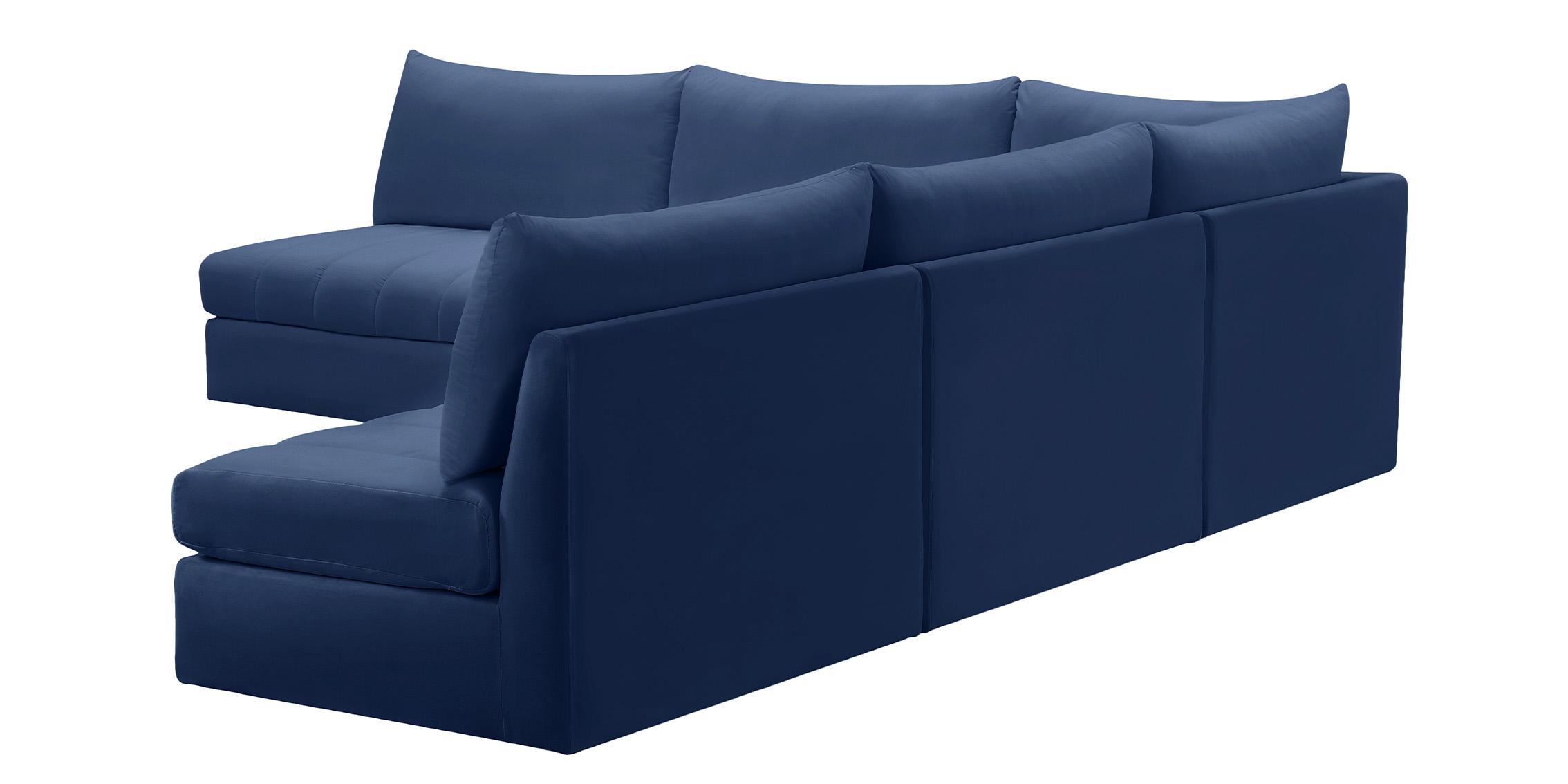 

    
649Navy-Sec5B Meridian Furniture Modular Sectional Sofa
