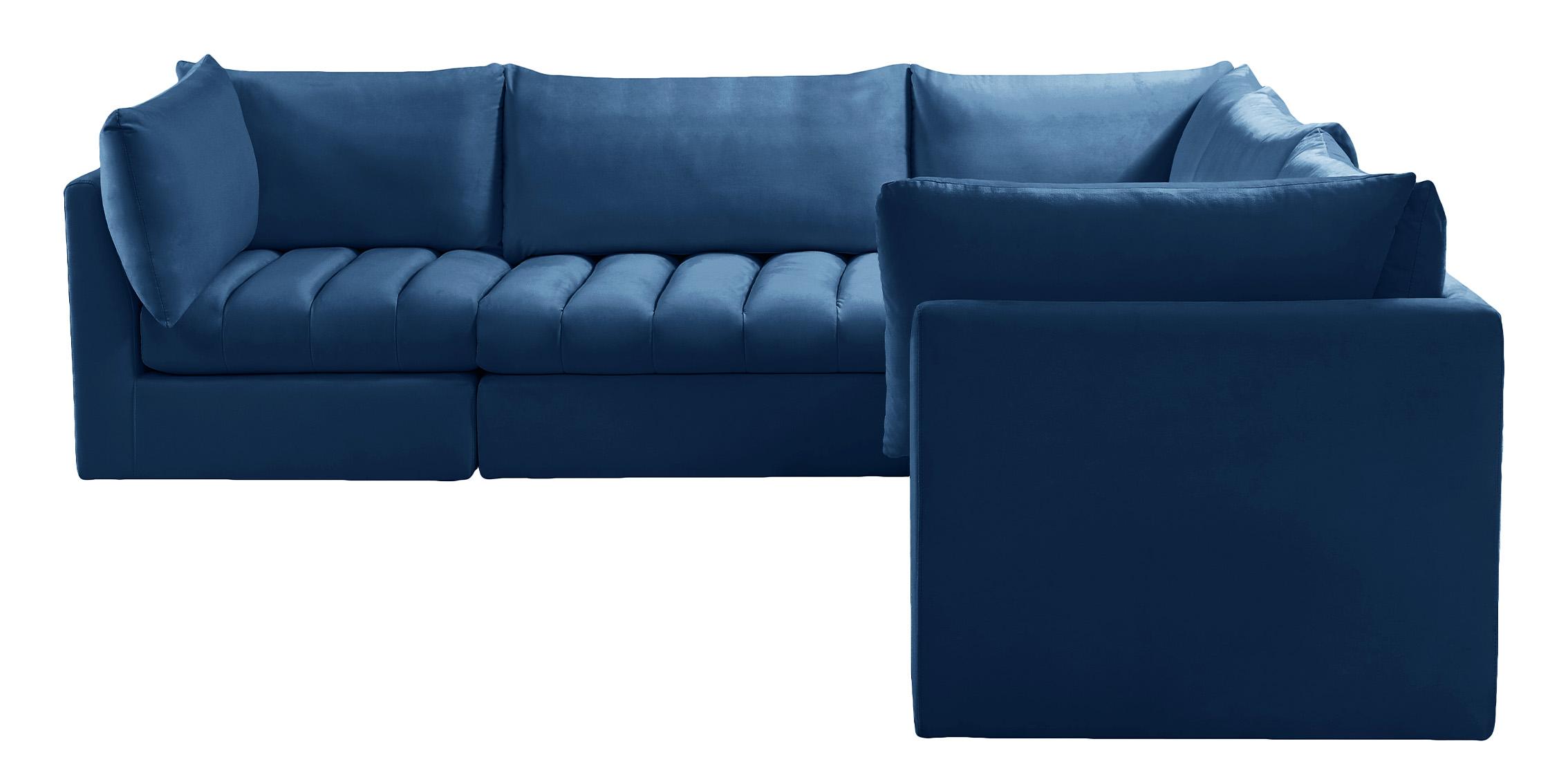 

    
649Navy-Sec5C Meridian Furniture Modular Sectional Sofa
