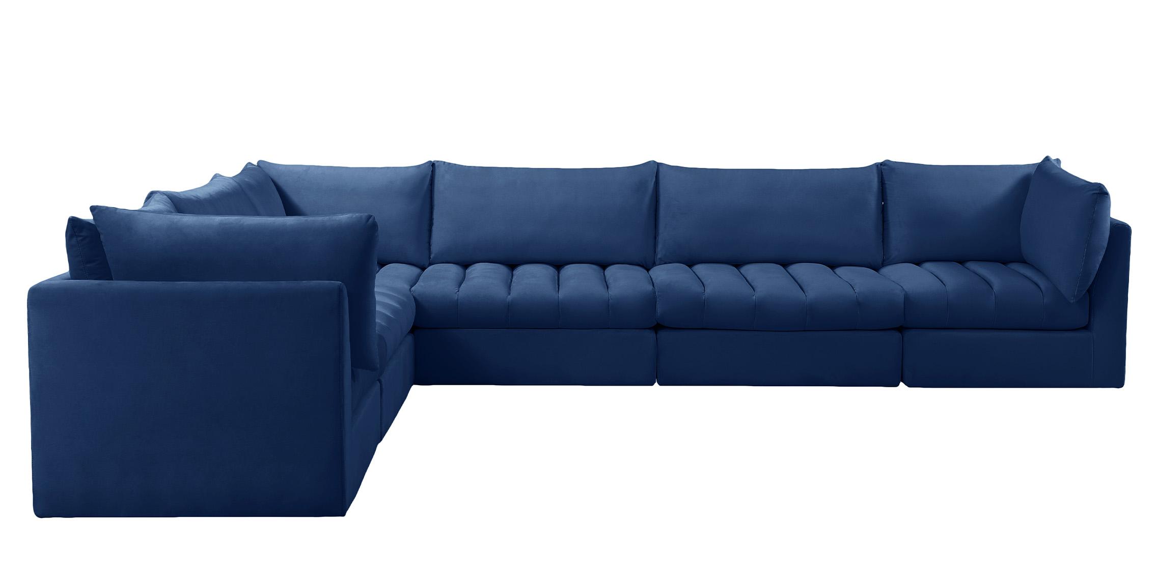 

    
649Navy-Sec6A Meridian Furniture Modular Sectional Sofa
