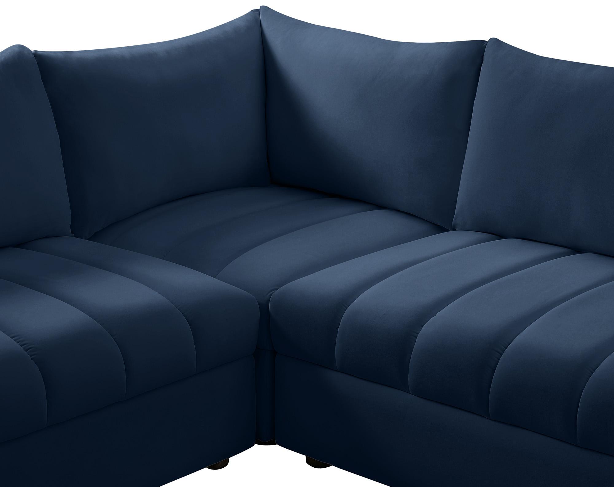 

        
Meridian Furniture JACOB 649Navy-Sec6B Modular Sectional Sofa Navy Velvet 94308259758
