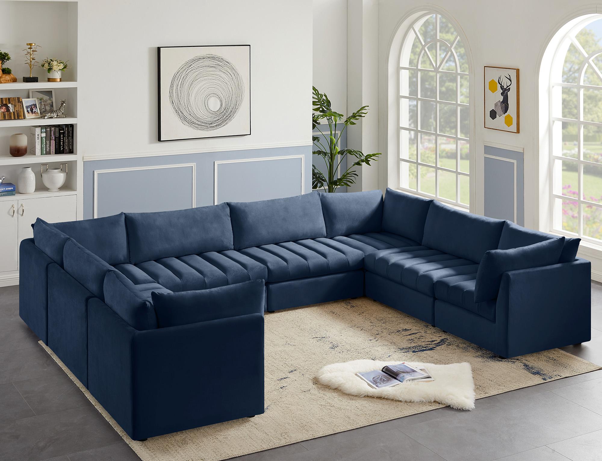 

        
Meridian Furniture JACOB 649Navy-Sec8A Modular Sectional Sofa Navy Velvet 94308259789
