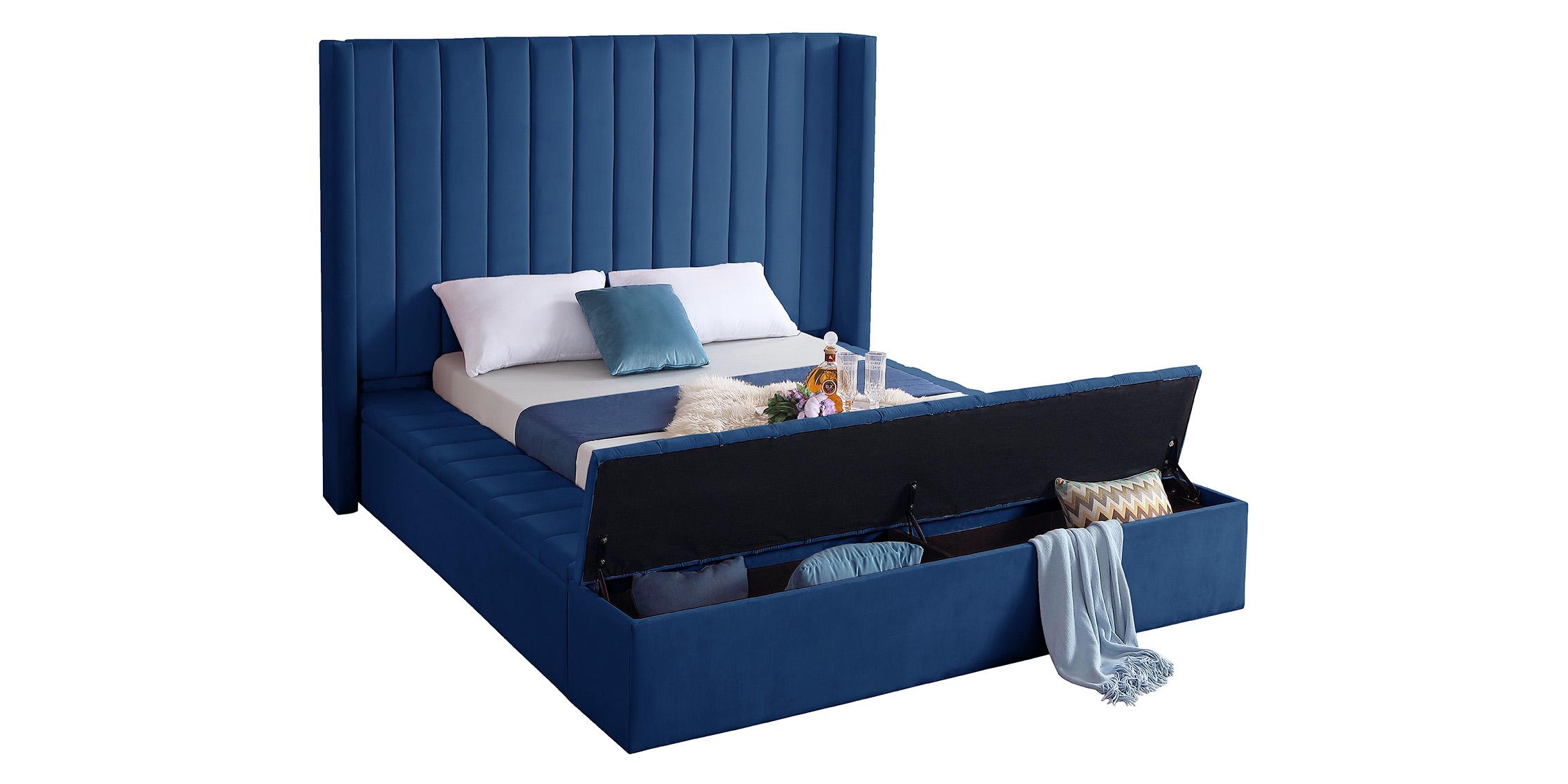 

    
KikiNavy-F Navy  Velvet Channel Tufted Storage Full Bed KIKI Meridian Contemporary Modern
