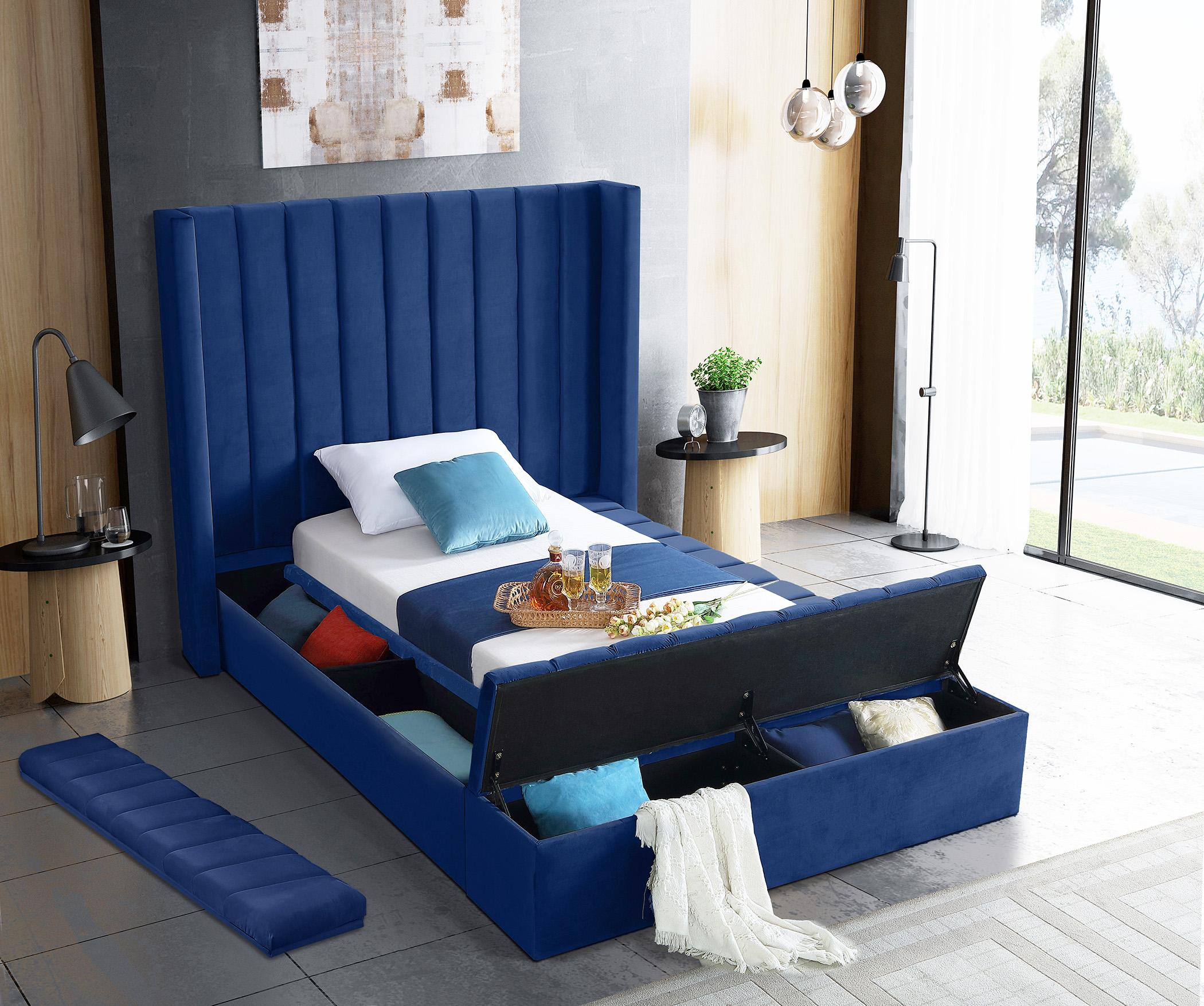 

    
KikiNavy-T Meridian Furniture Storage Bed
