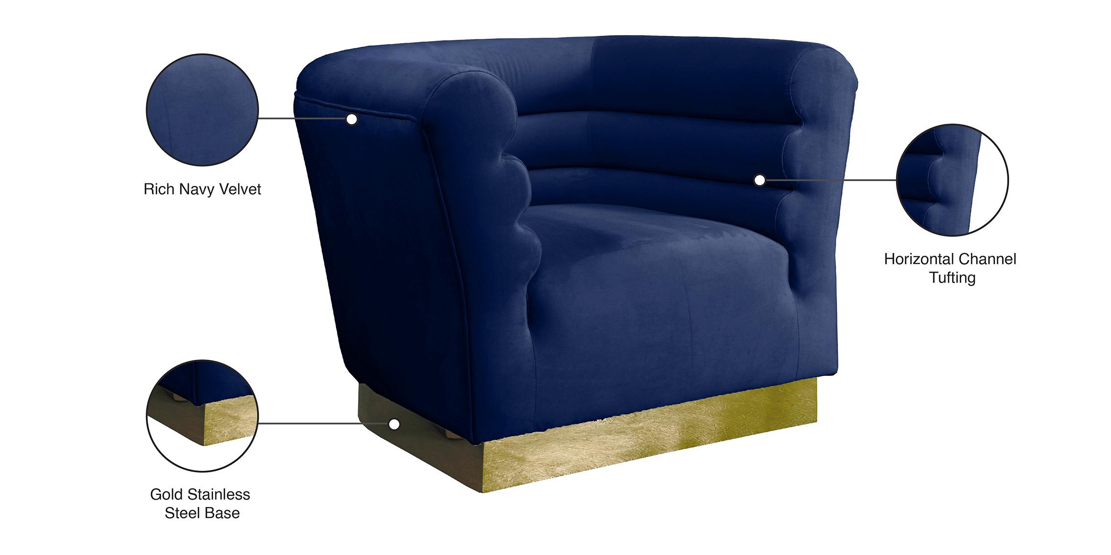 

        
Meridian Furniture BELLINI 669Navy Arm Chairs Navy Velvet 704831405798
