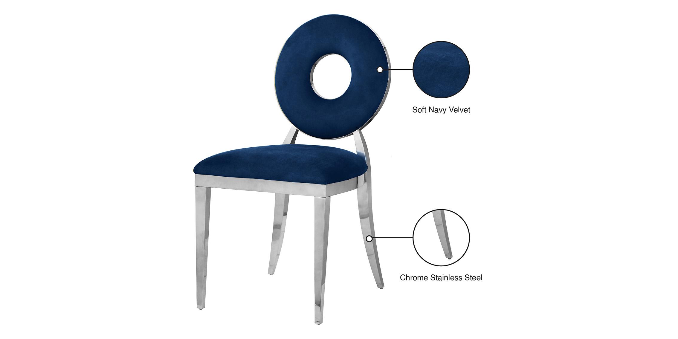 

    
859Navy-C Meridian Furniture Dining Chair Set
