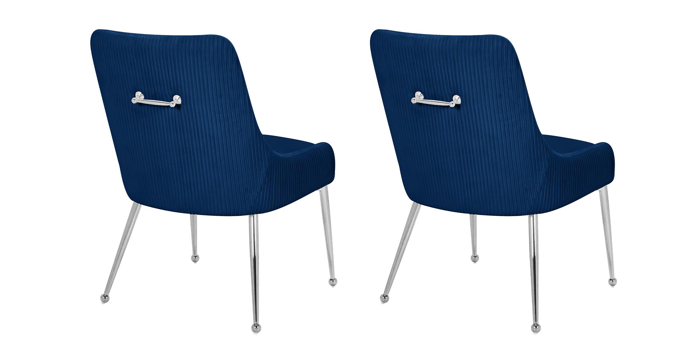

        
Meridian Furniture ACE 856Navy Dining Chair Set Chrome/Navy Velvet 094308253503
