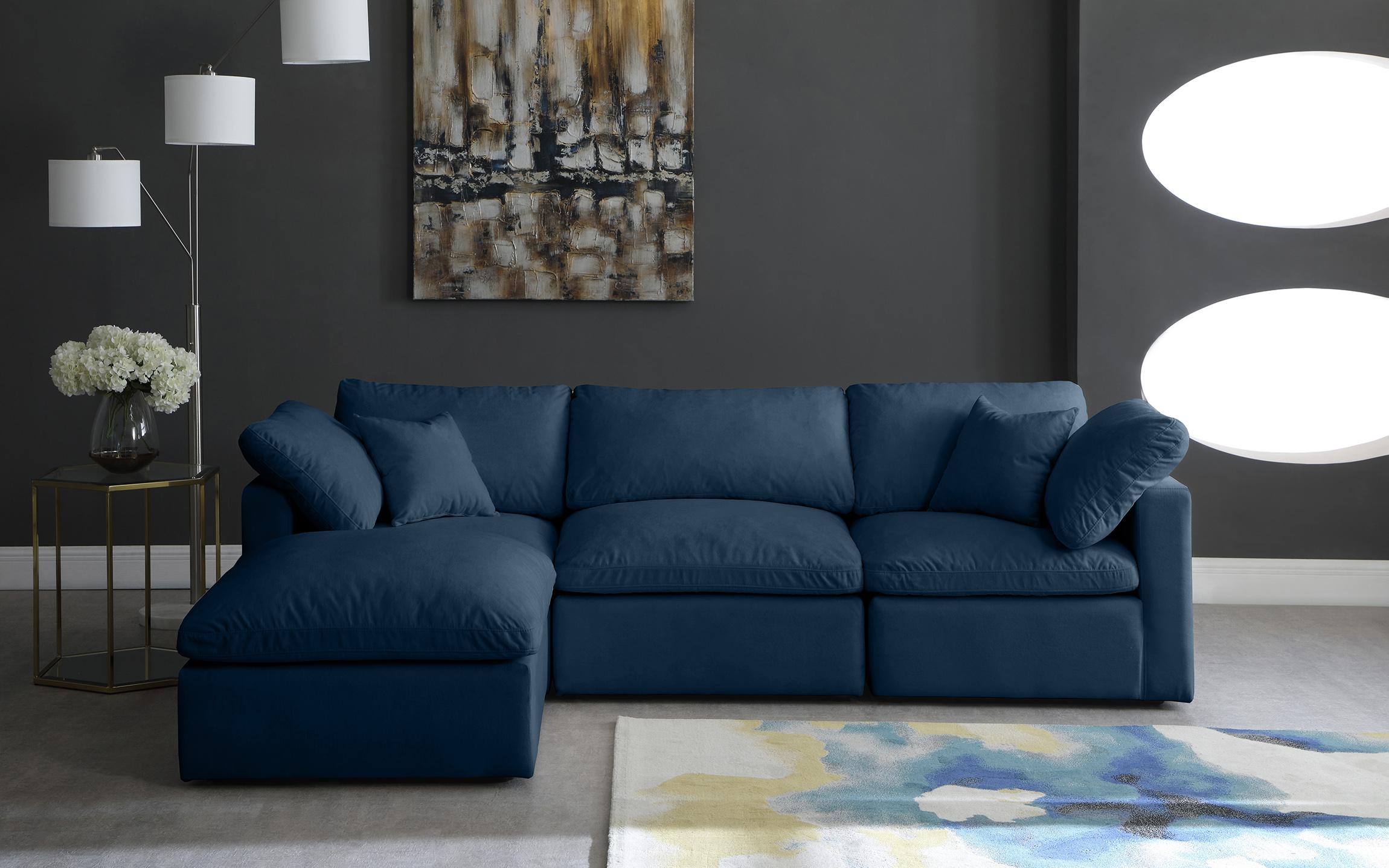 

                    
Soflex Cloud NAVY Sectional Sofa Navy Fabric Purchase 
