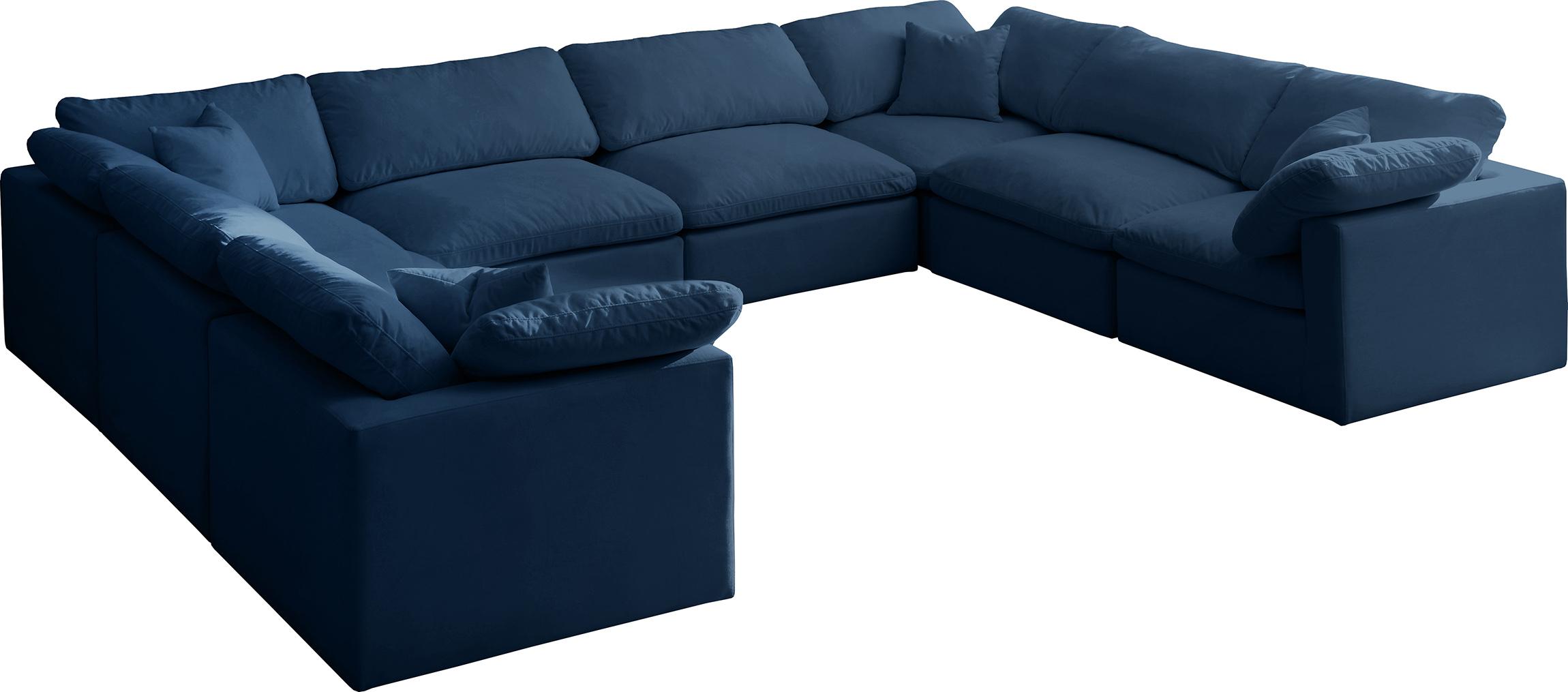Soflex Cloud NAVY Modular Sectional Sofa