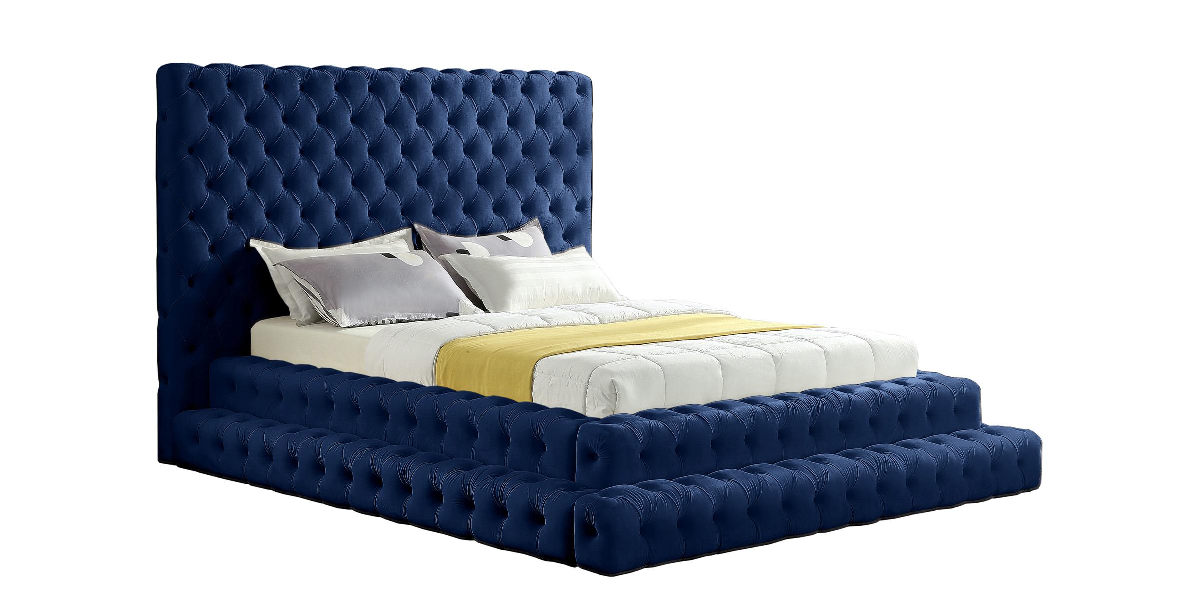 Meridian Furniture REVEL RevelNavy-K Platform Bed
