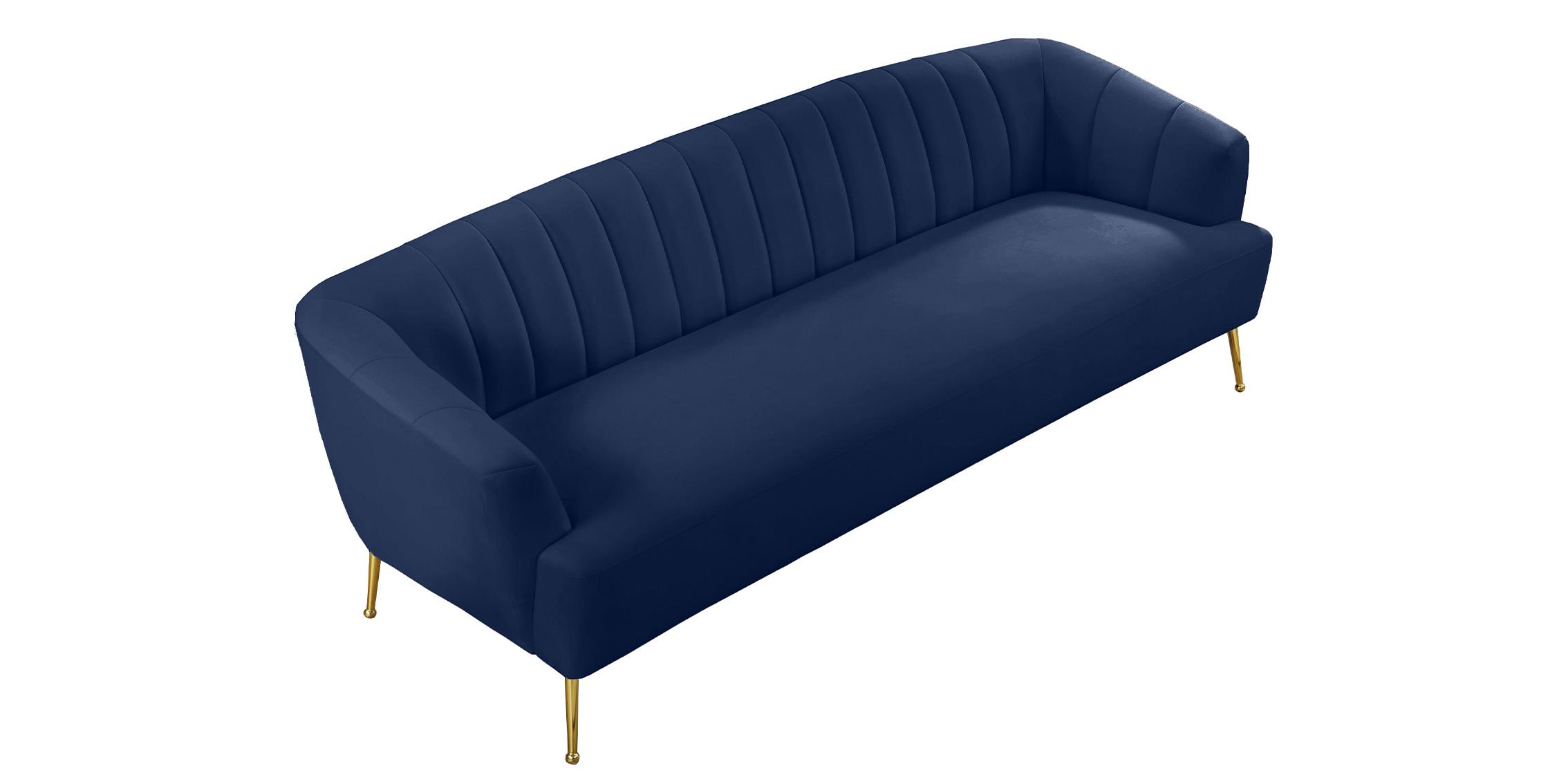 

        
Meridian Furniture TORI 657Navy-S Sofa Navy blue Velvet 704831407600
