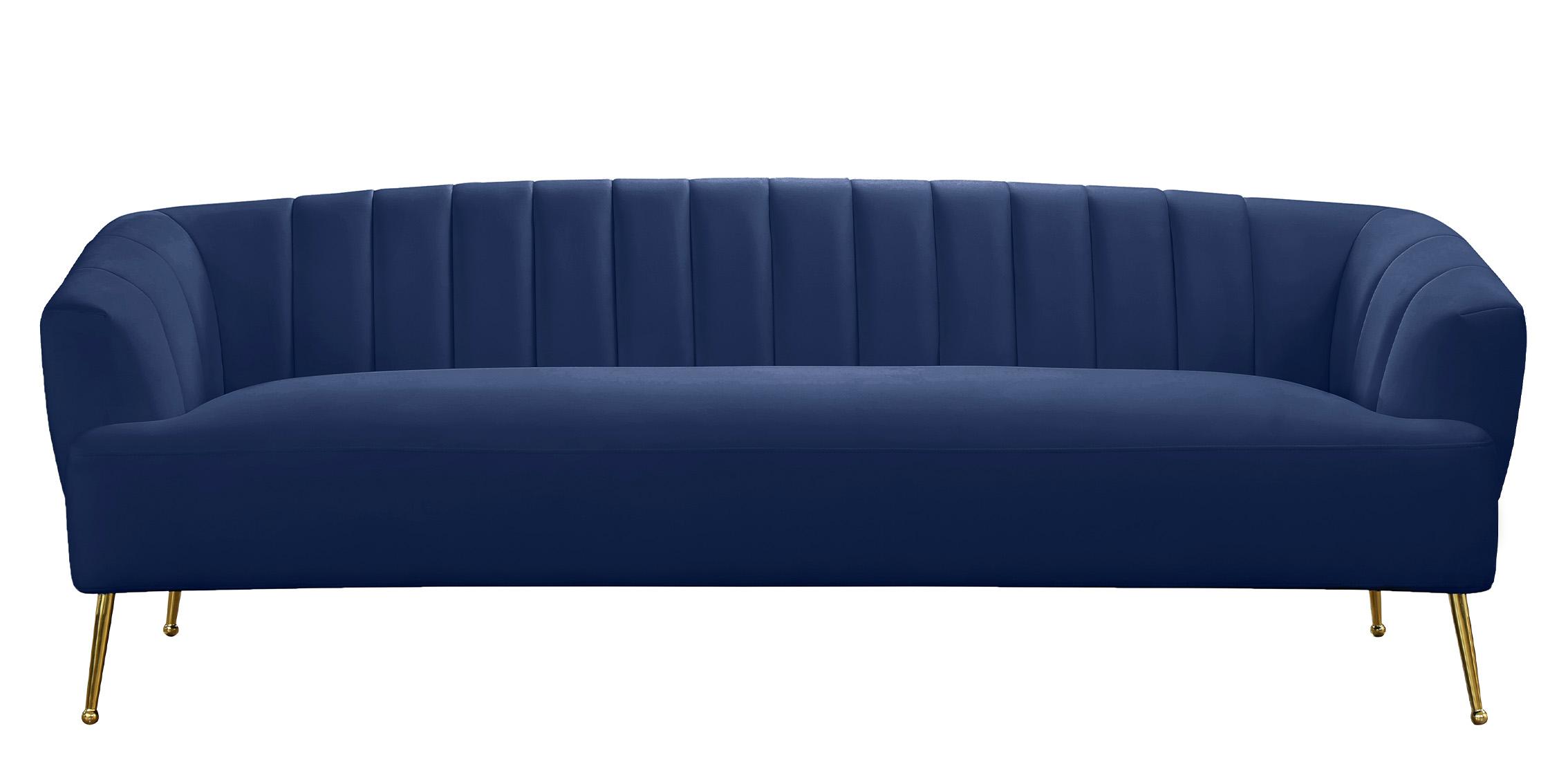 

        
Meridian Furniture TORI 657Navy Sofa Set Navy blue Velvet 704831407600
