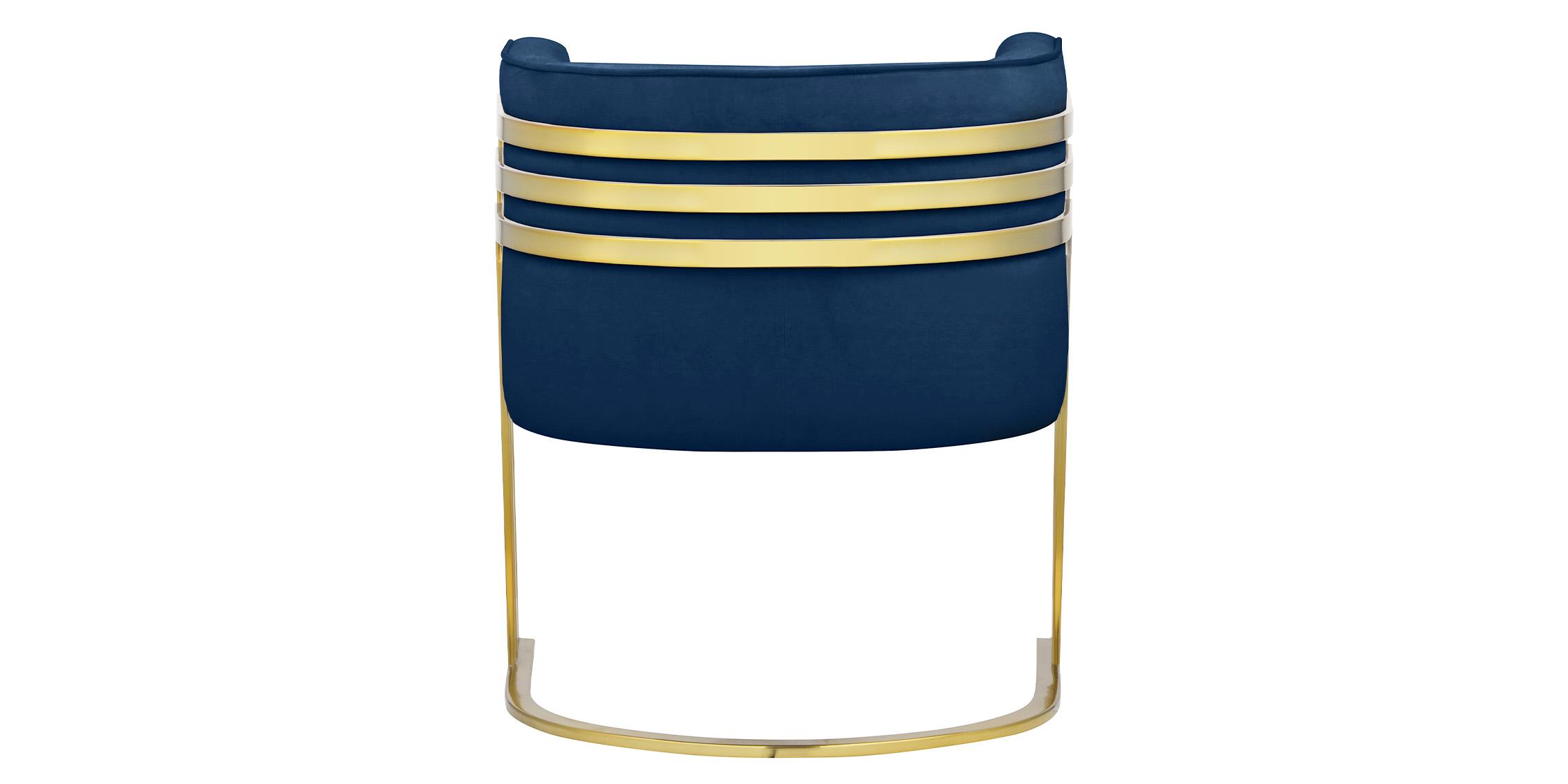 

        
Meridian Furniture RAYS 533Navy Accent Chair Navy/Gold Velvet 094308252469
