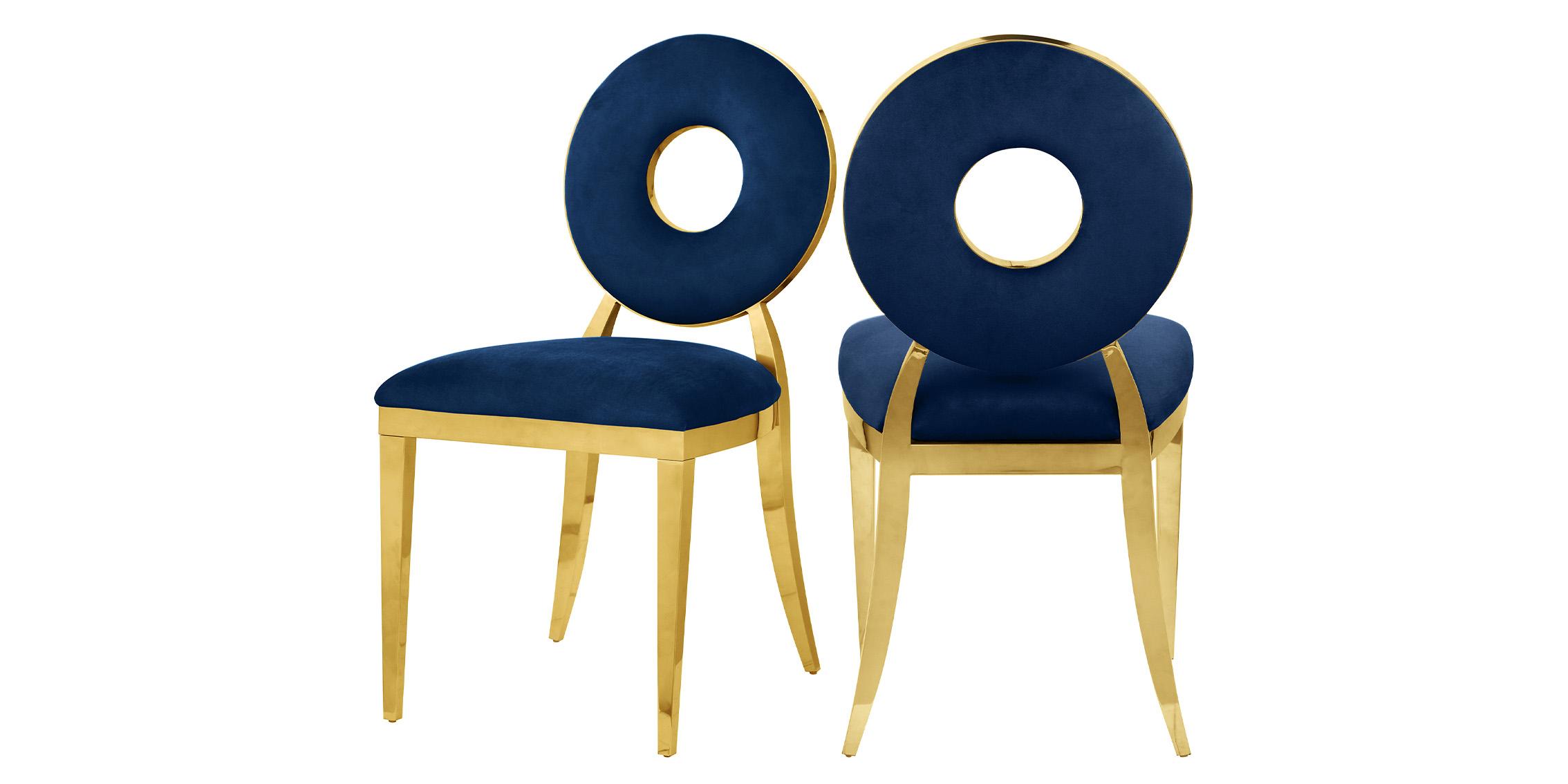 

    
Navy Velvet & Gold Steel Chair Set 2Pcs CAROUSEL 858Navy-C Meridian Modern
