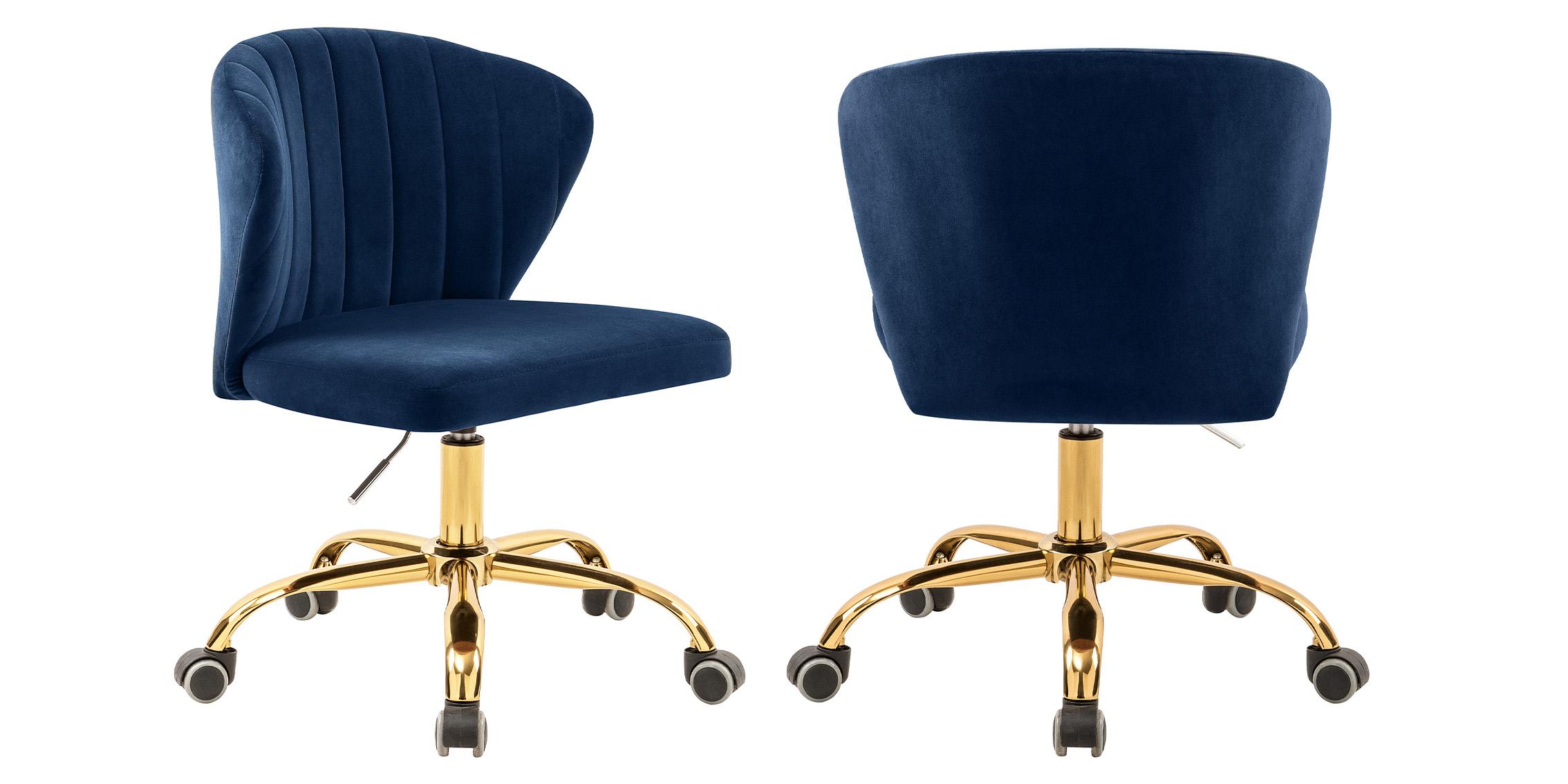 

    
Meridian Furniture FINLEY 165Navy Office Chair Navy/Gold 165Navy
