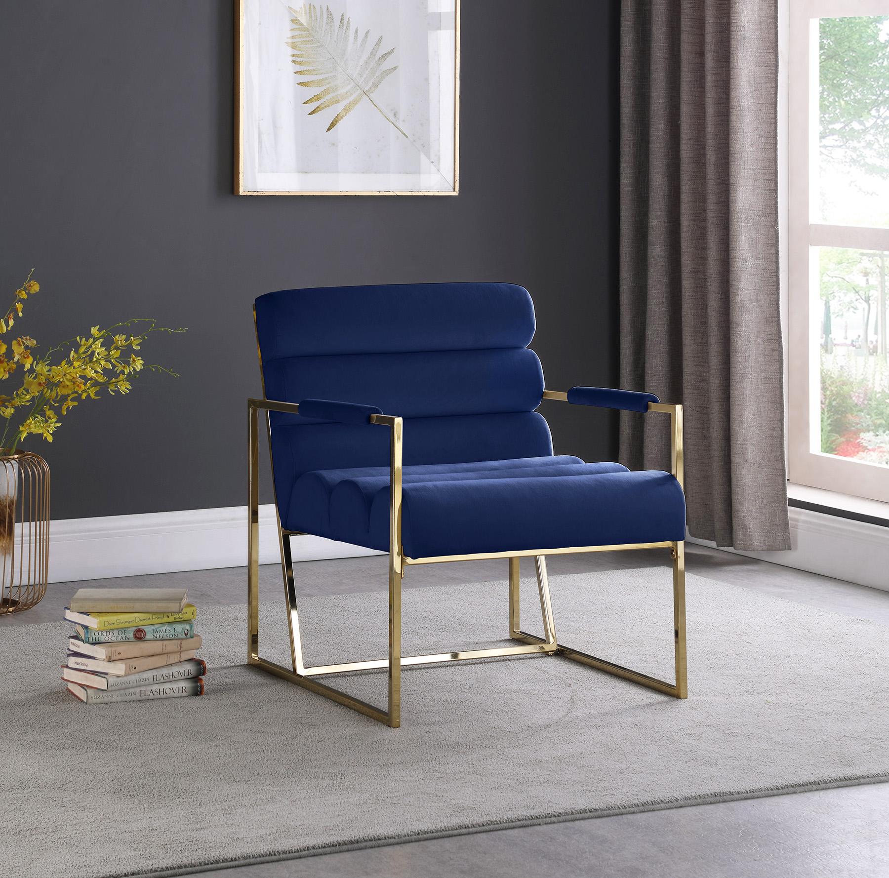 

    
Meridian Furniture WAYNE 526Navy Accent Chair Navy/Gold 526Navy-Set-2
