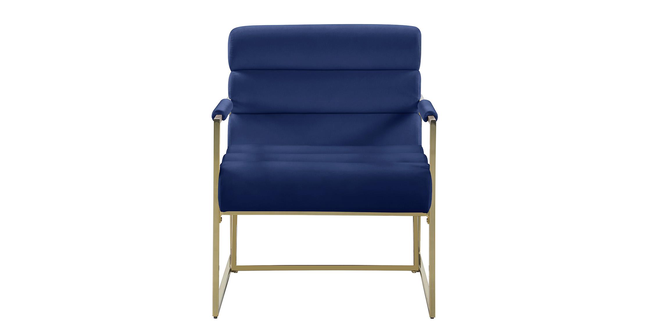 

        
Meridian Furniture WAYNE 526Navy Accent Chair Navy/Gold Velvet 753359806457
