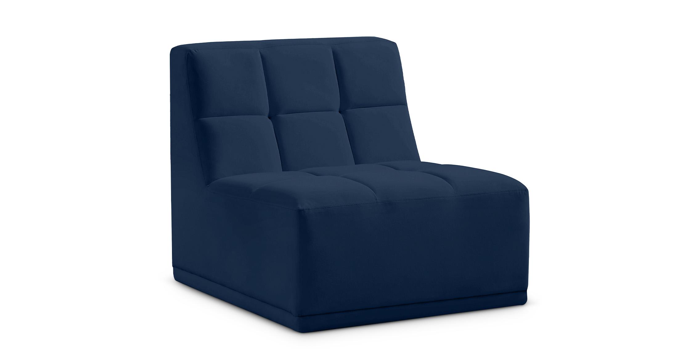 

    
Navy Velvet Modular Armless Chair 650Navy-Armless Meridian Modern Contemporary

