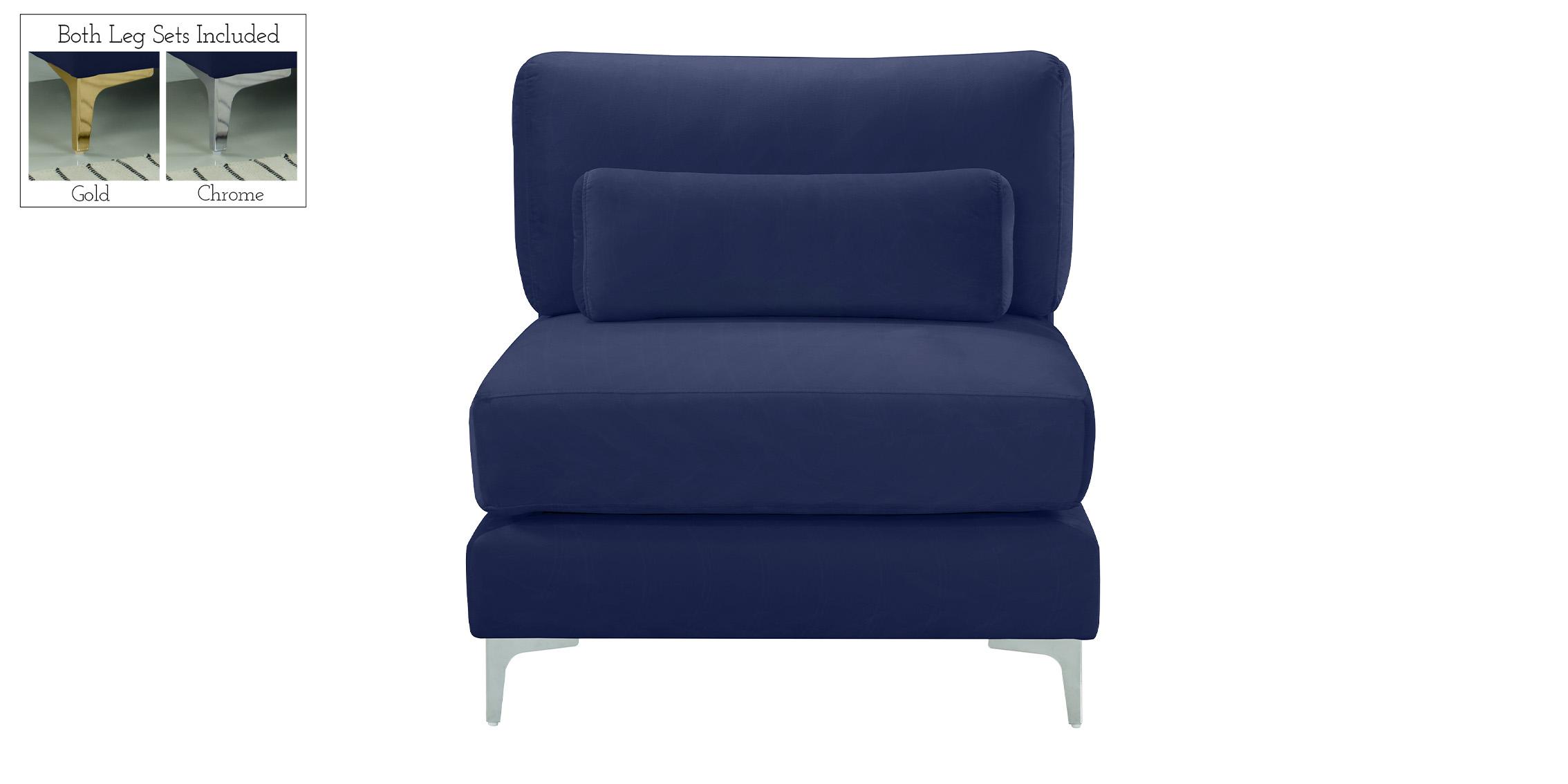 

    
Meridian Furniture JULIA 605Navy-Armless Armless Chair Navy 605Navy-Armless
