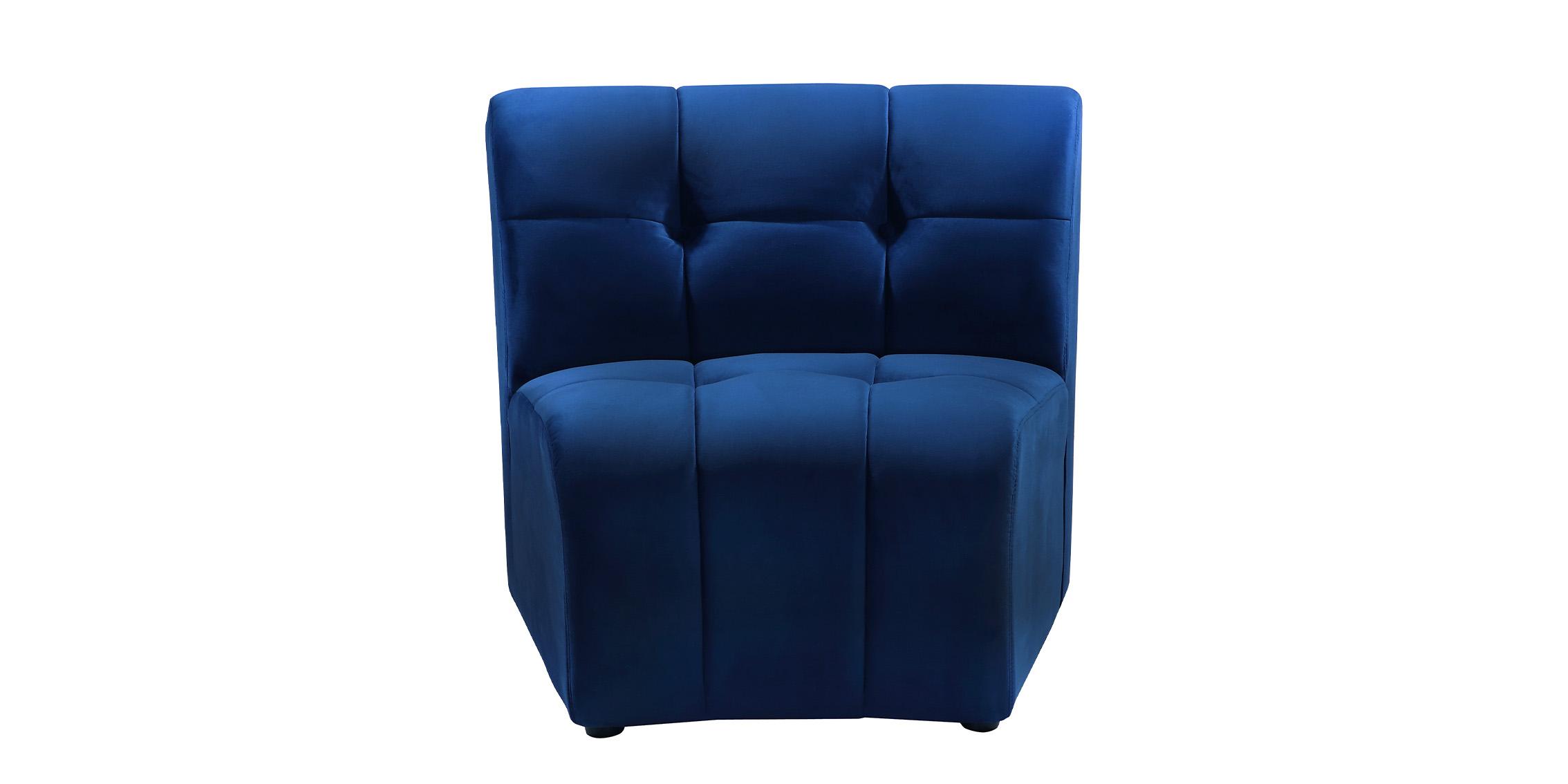 

        
Meridian Furniture LIMITLESS 645Navy-C Modular Chair Navy Velvet 753359806884
