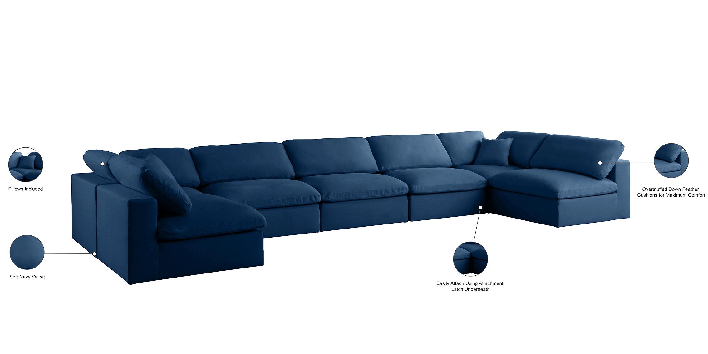 

        
Meridian Furniture 602Navy-Sec7B Modular Sectional Sofa Navy Fabric 094308257952

