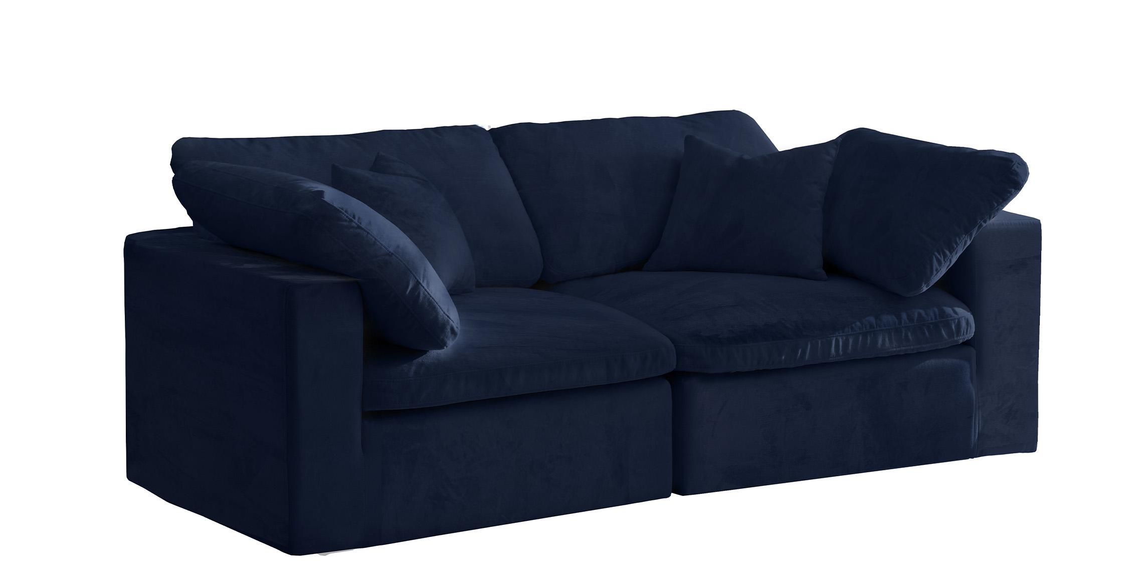 

    
Cozy Navy Velvet Comfort Modular Sofa S80 Meridian
