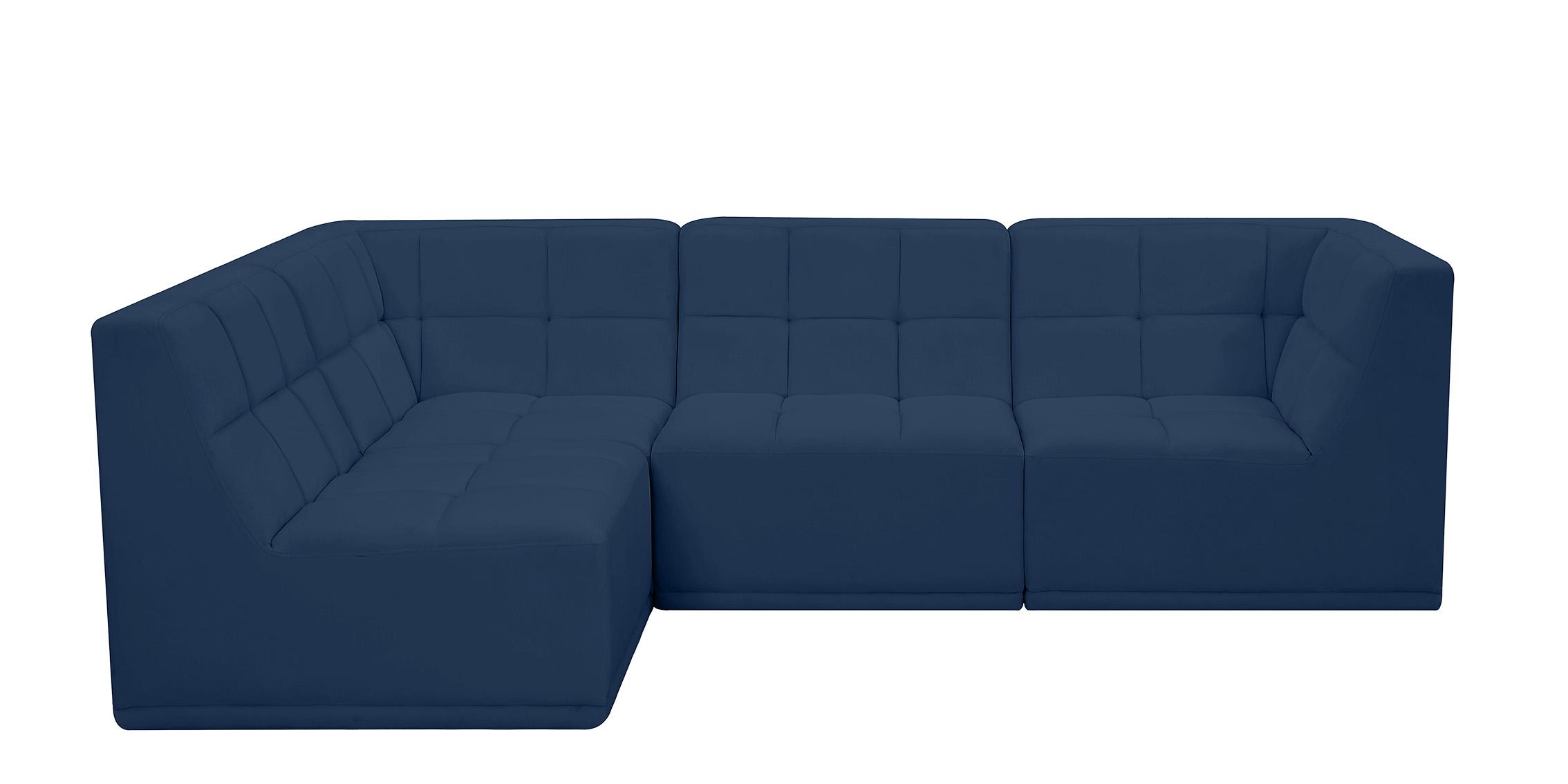 

    
650Navy-Sec4A Meridian Furniture Modular Sectional
