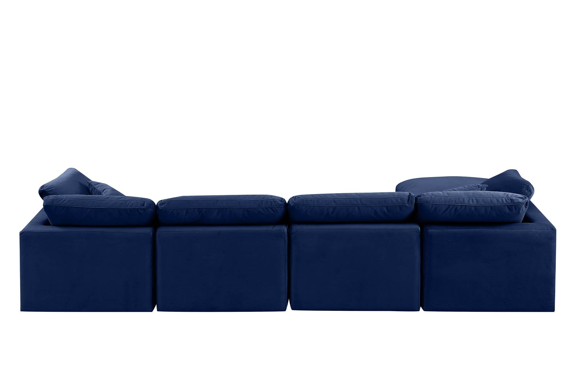 

    
147Navy-Sec5A Meridian Furniture Modular Sectional Sofa
