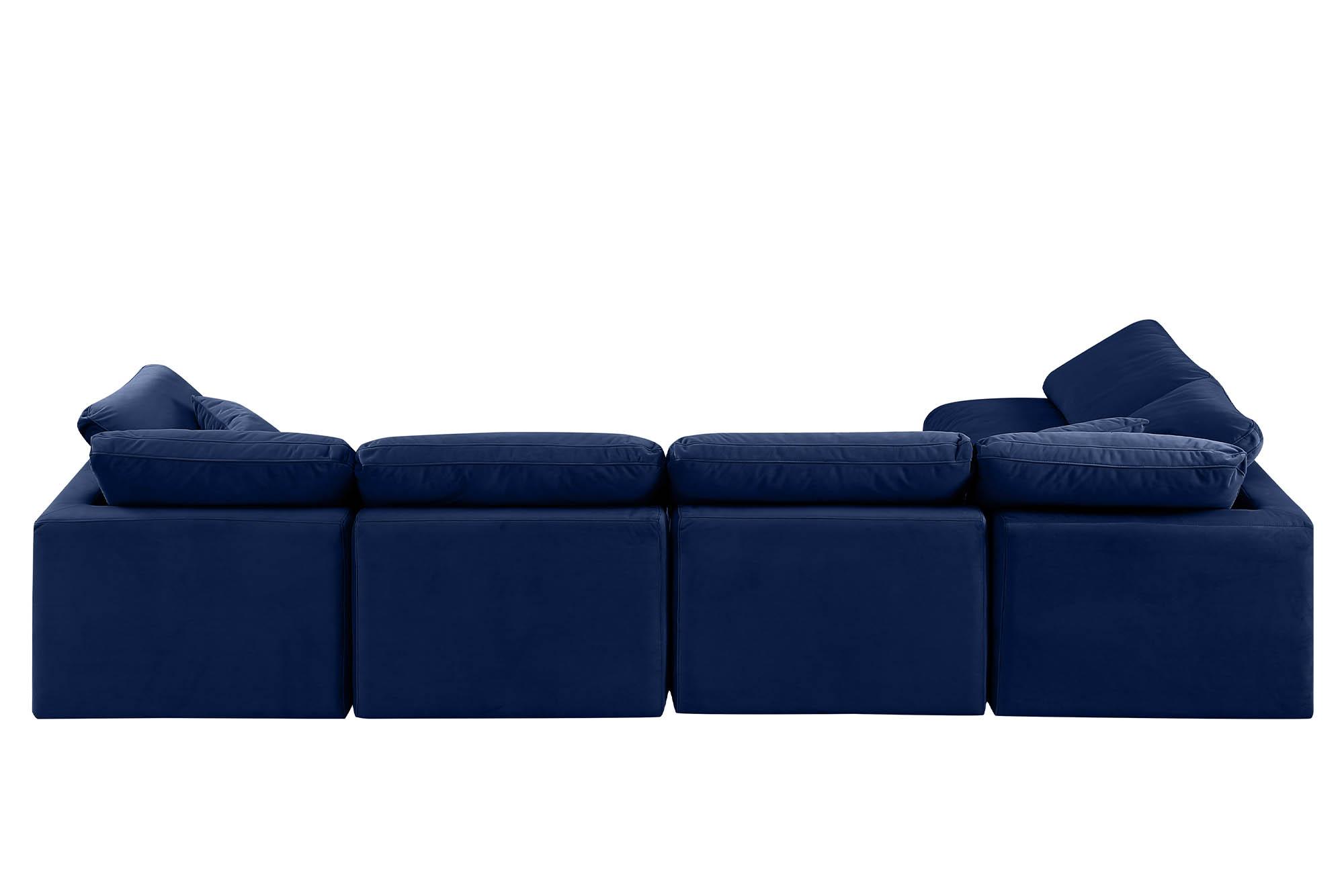 

    
147Navy-Sec5D Meridian Furniture Modular Sectional Sofa
