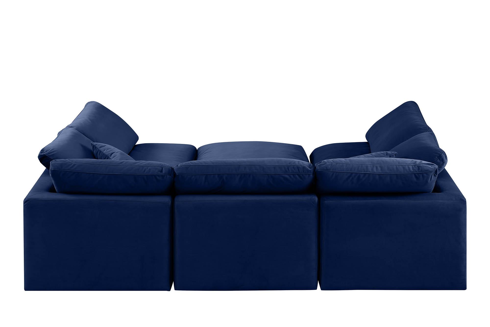 

    
147Navy-Sec6C Meridian Furniture Modular Sectional Sofa
