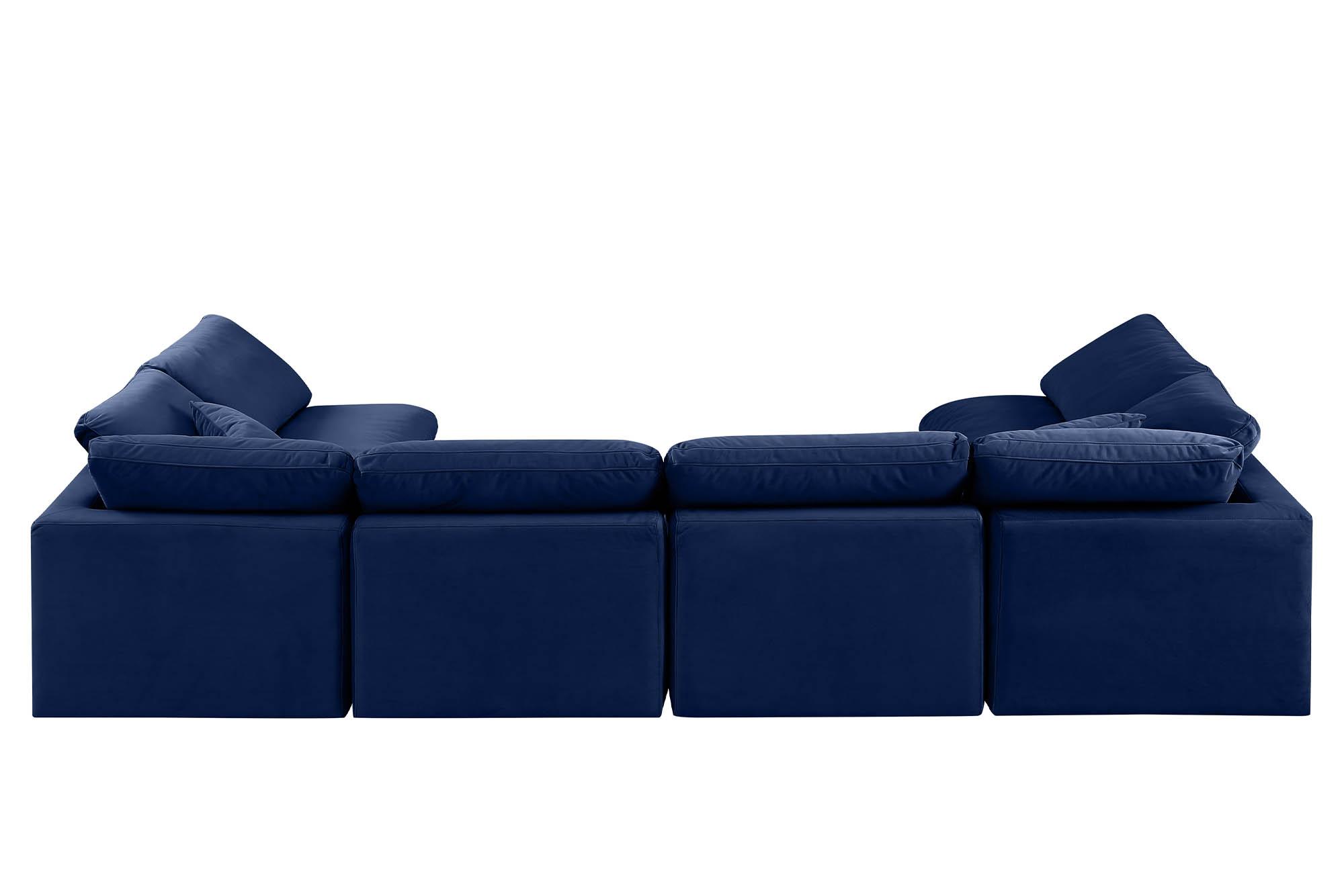 

    
147Navy-Sec6D Meridian Furniture Modular Sectional Sofa
